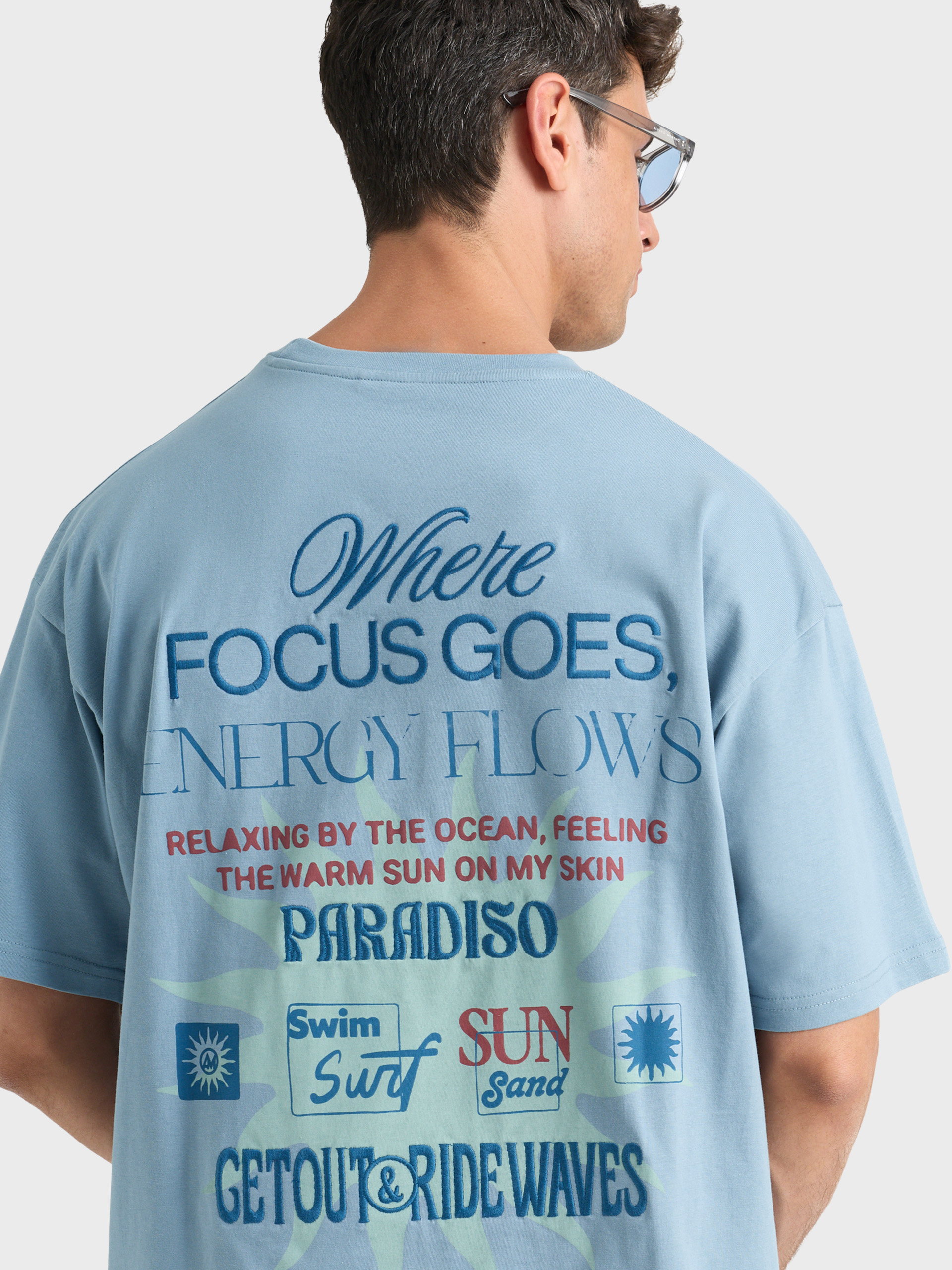 CAMISETA ENERGY AZUL