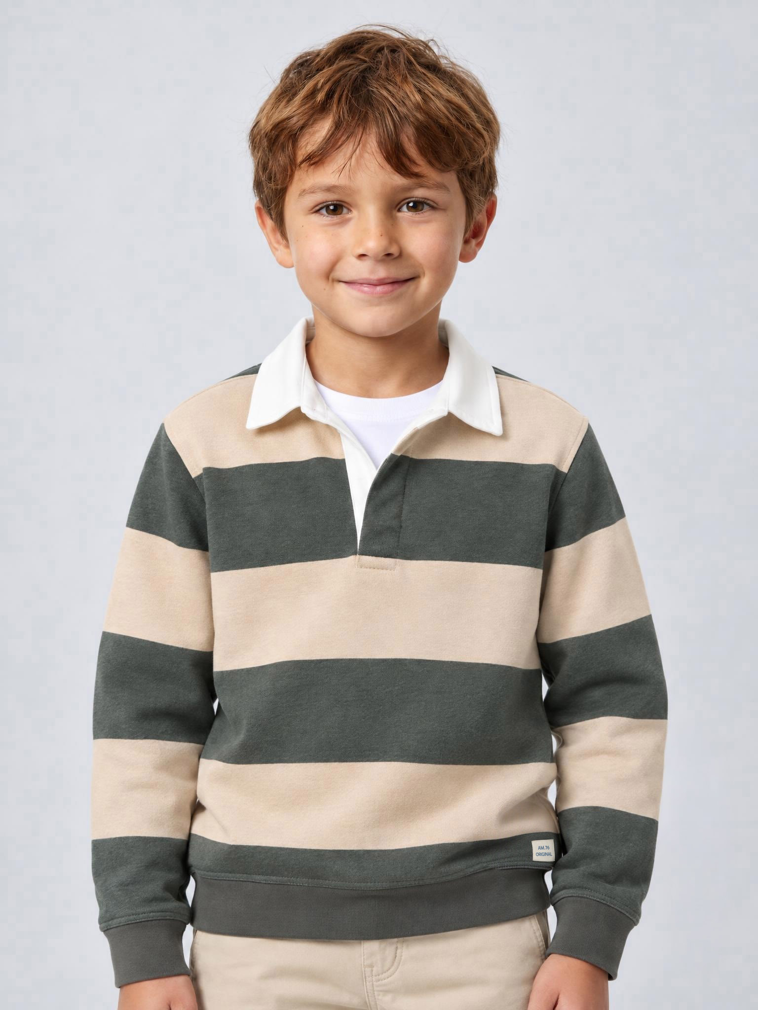 SUDADERA POLO KIDS VERDE