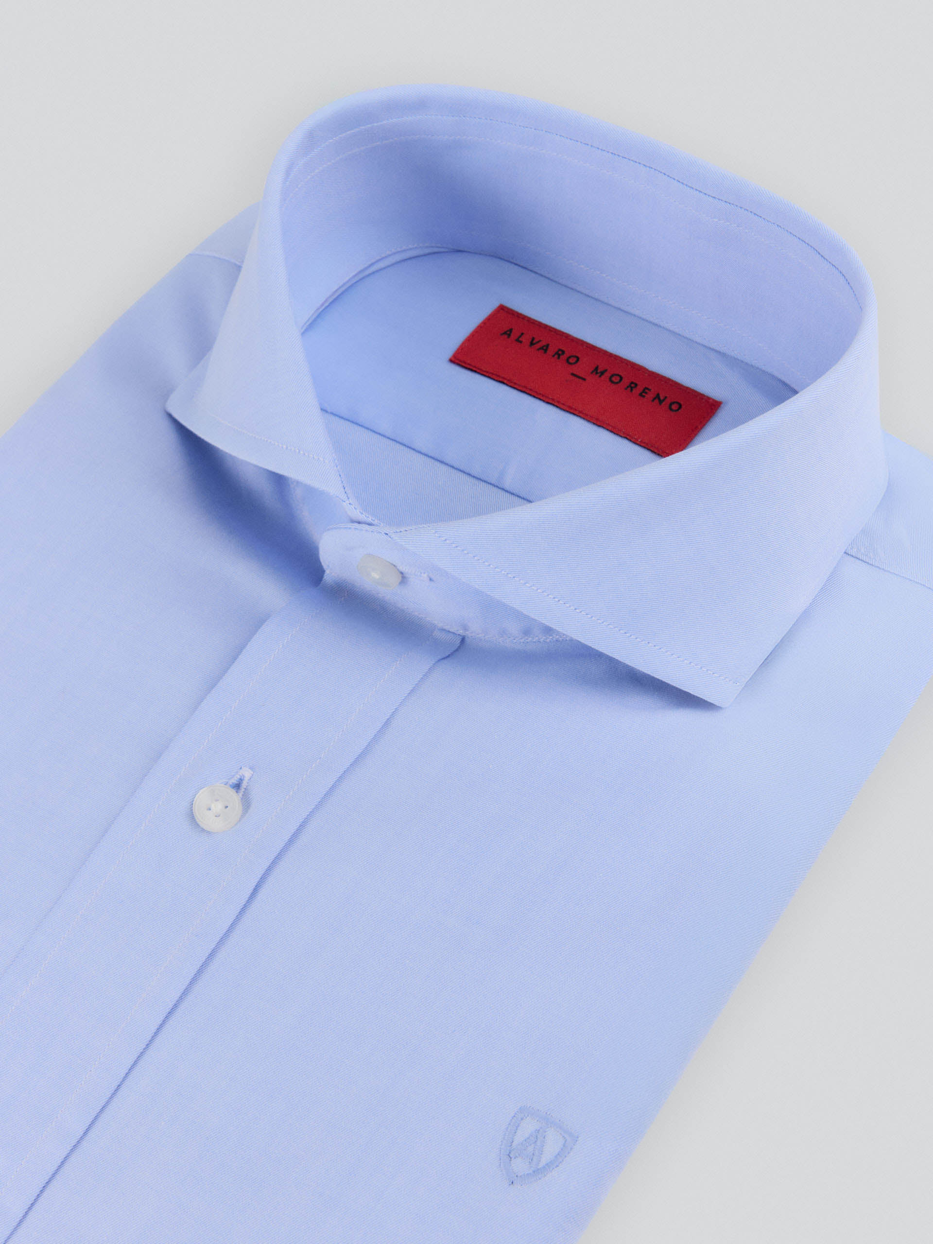 CAMISA ERIK TWILL CELESTE