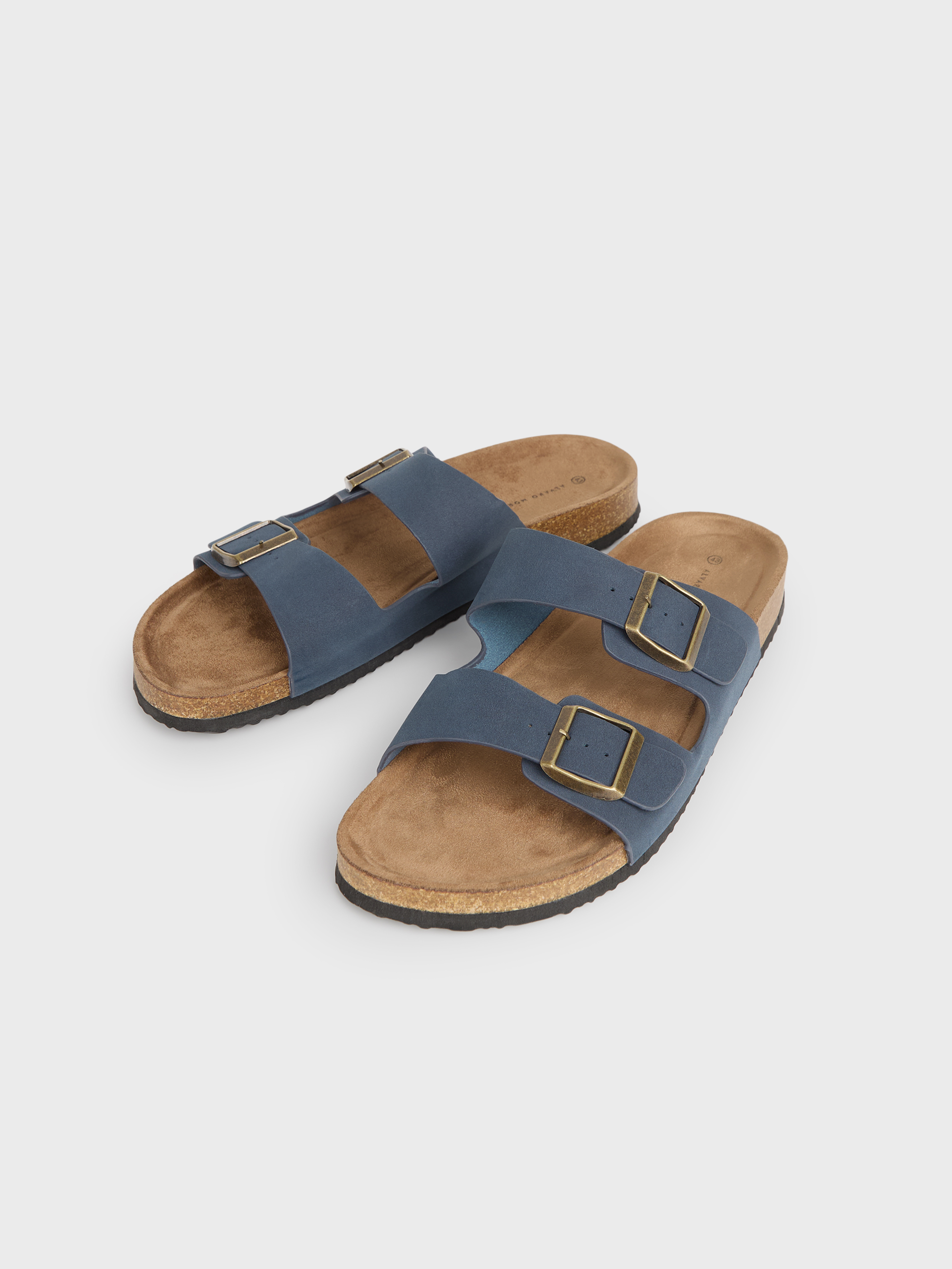 SANDALIAS HEBILLAS AZUL MARINO