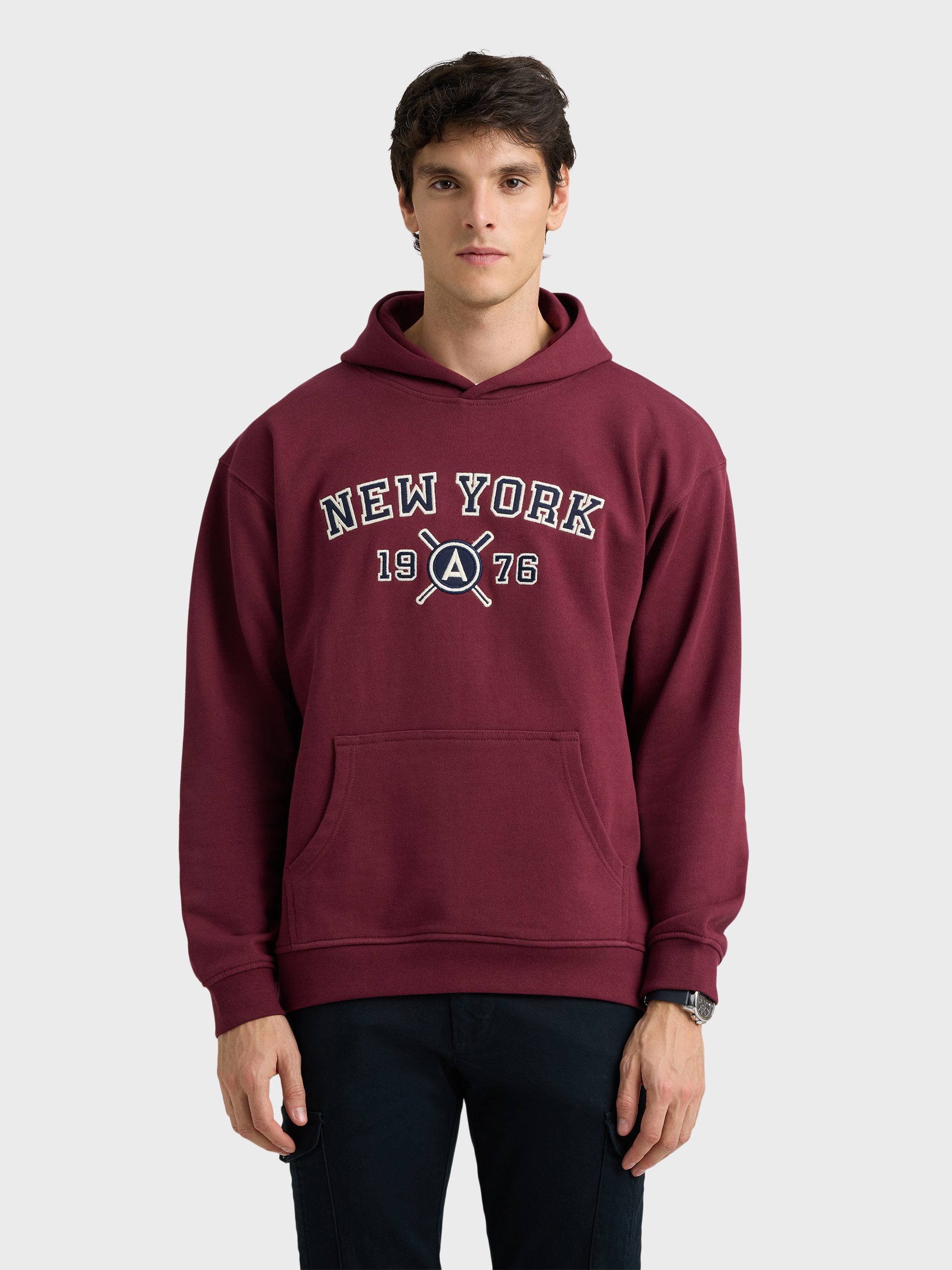 SUDADERA PART BURDEOS