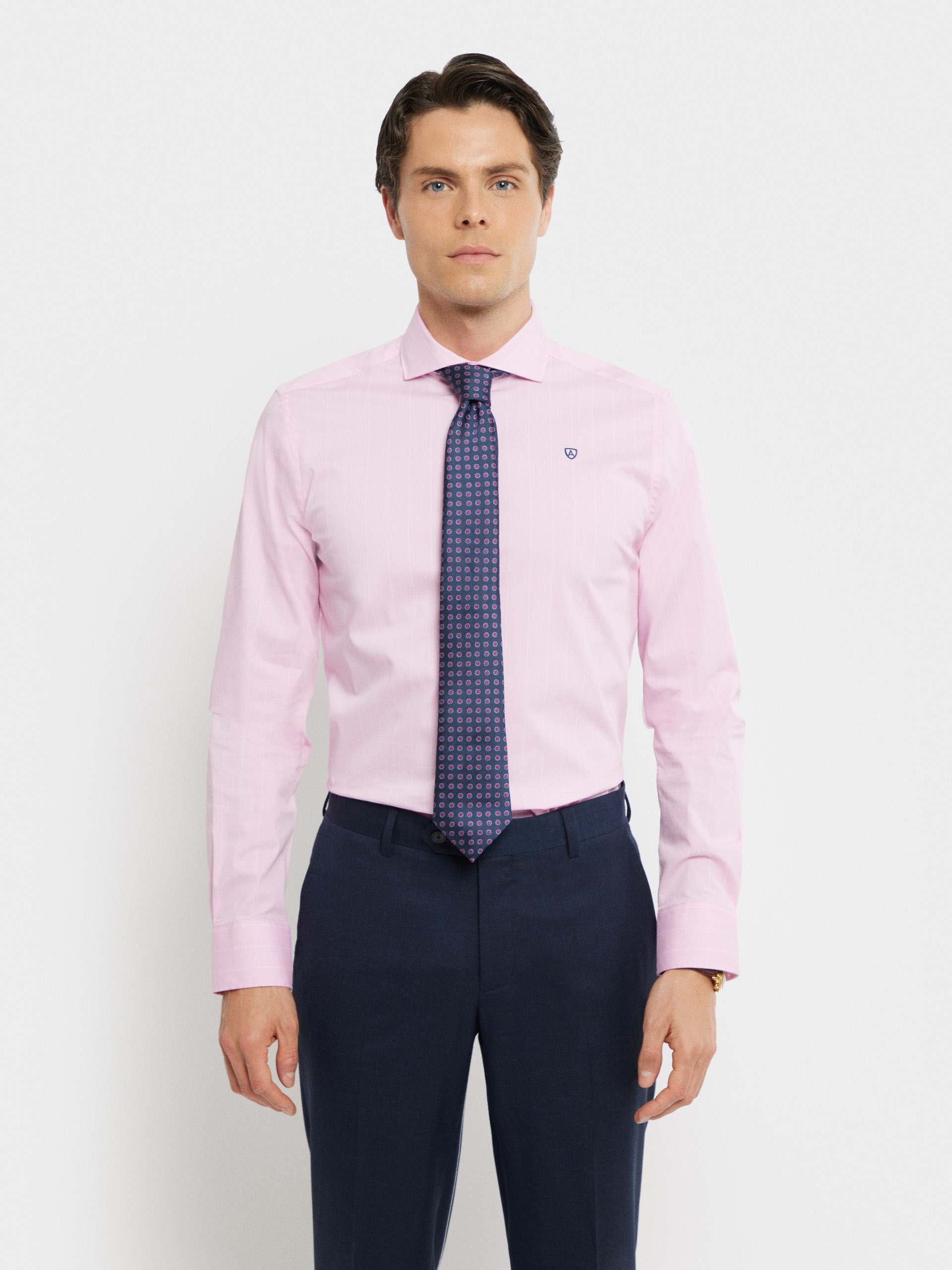 CAMISA COMFORT GALES ROSA