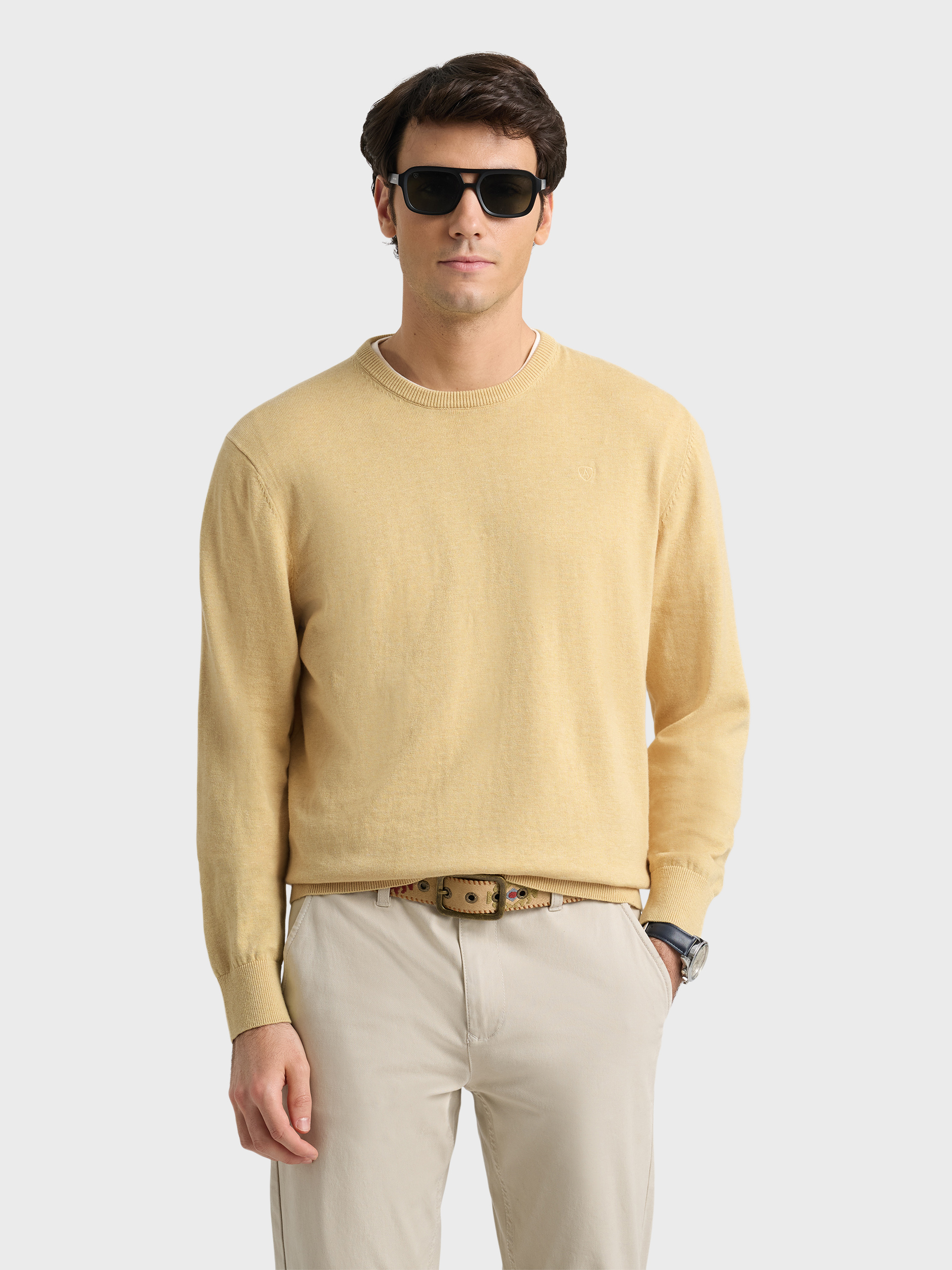 JERSEY ROUND NECK TRENDY AMARILLO