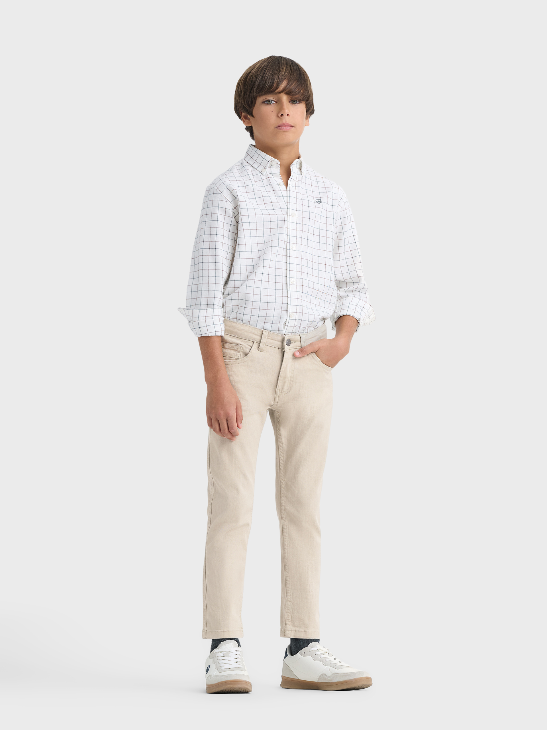 PANTALON 5 POCKETS KIDS BEIGE