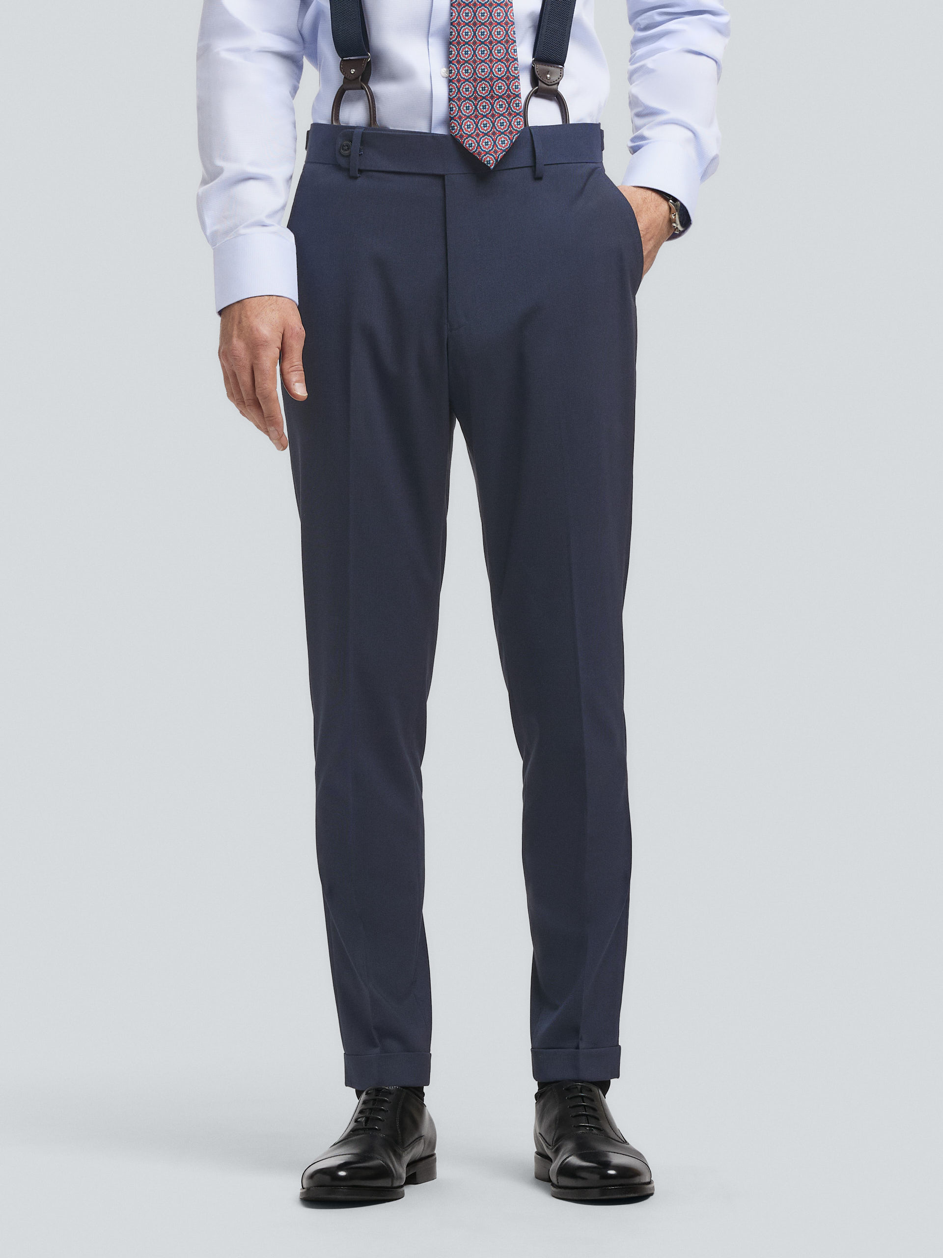 PANTALON CAPO MICRO AZUL MARINO