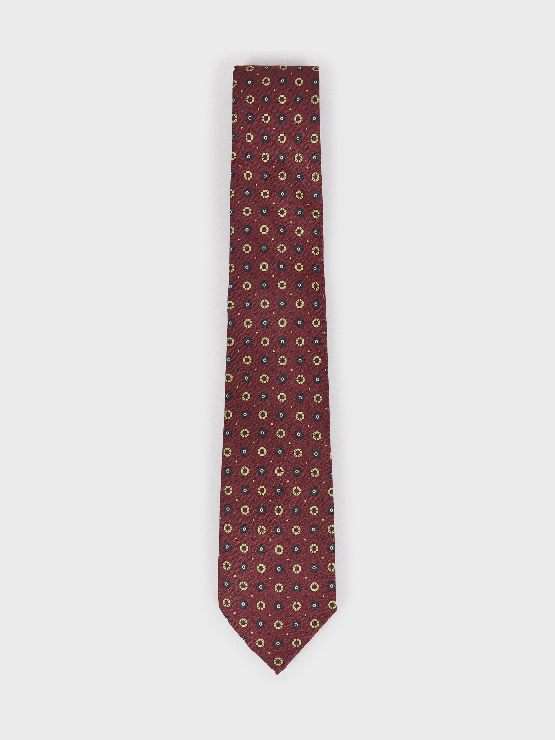 CORBATA PRINTED BURDEOS