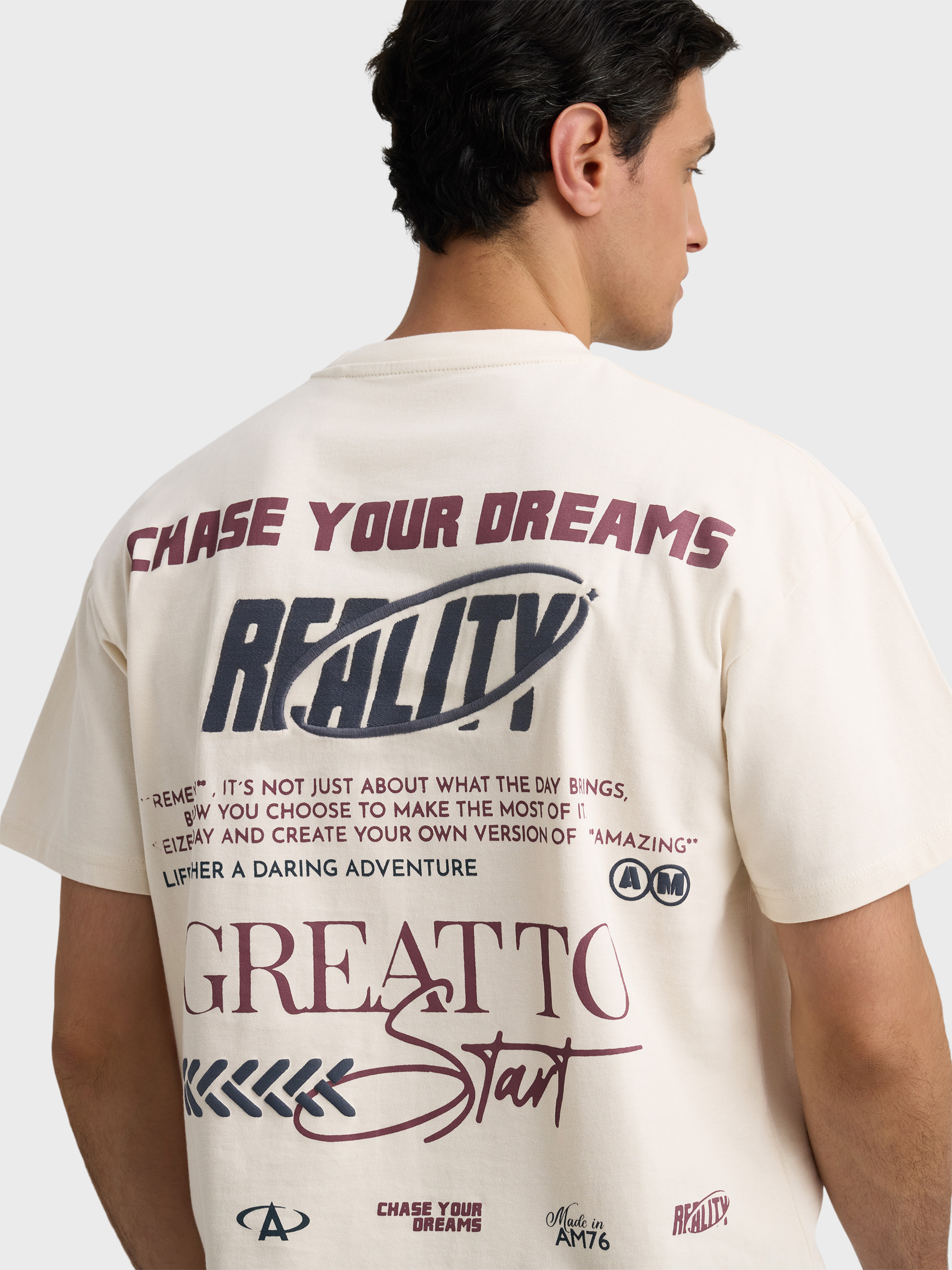 CAMISETA REALITY BEIGE