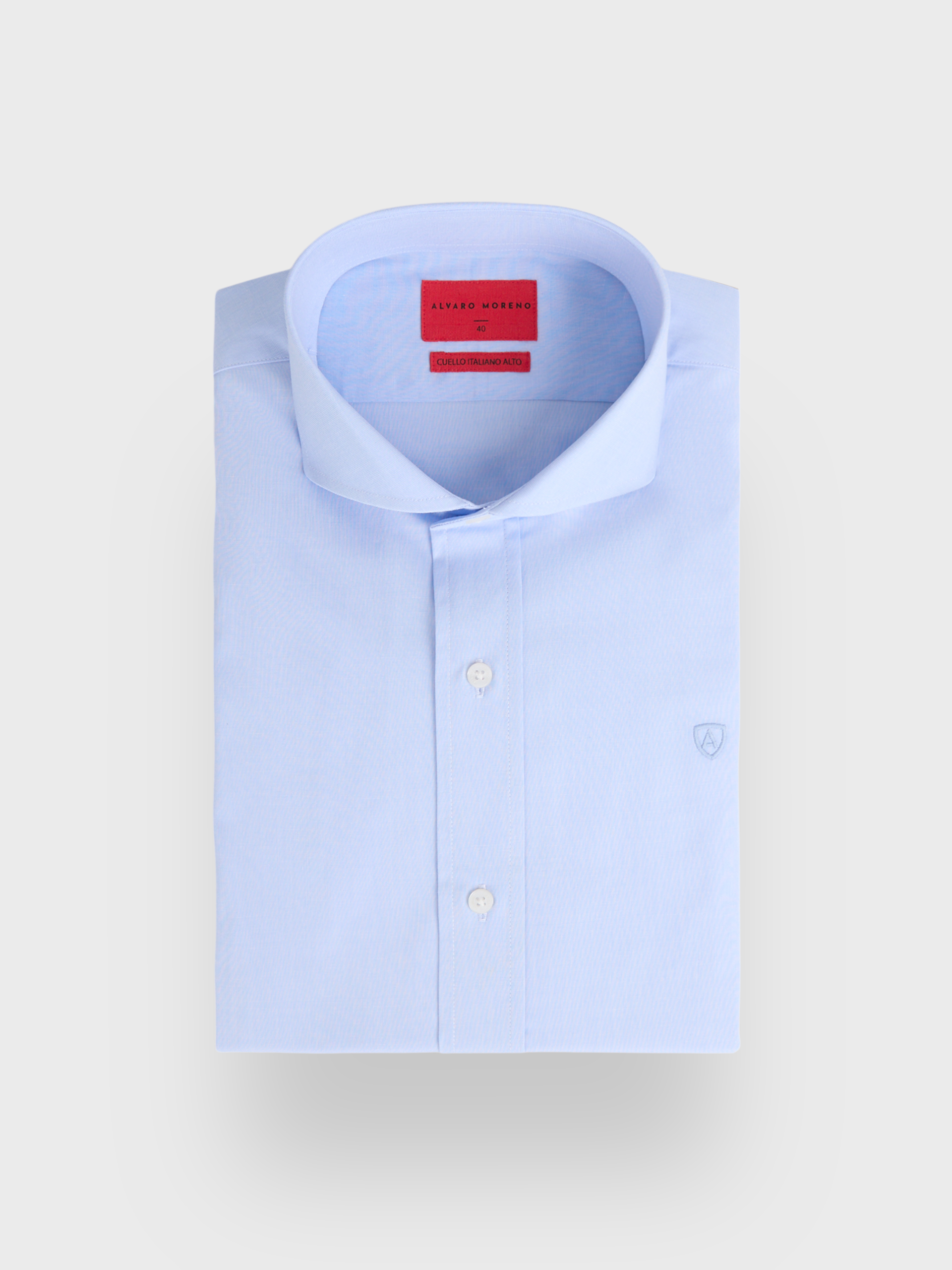 CAMISA ERIK FIL A FIL CELESTE