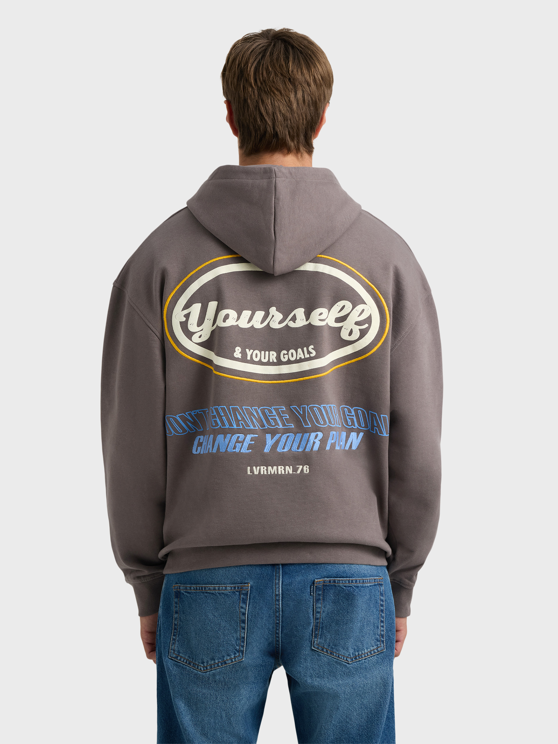 SUDADERA YOURSELF MARR&Oacute;N