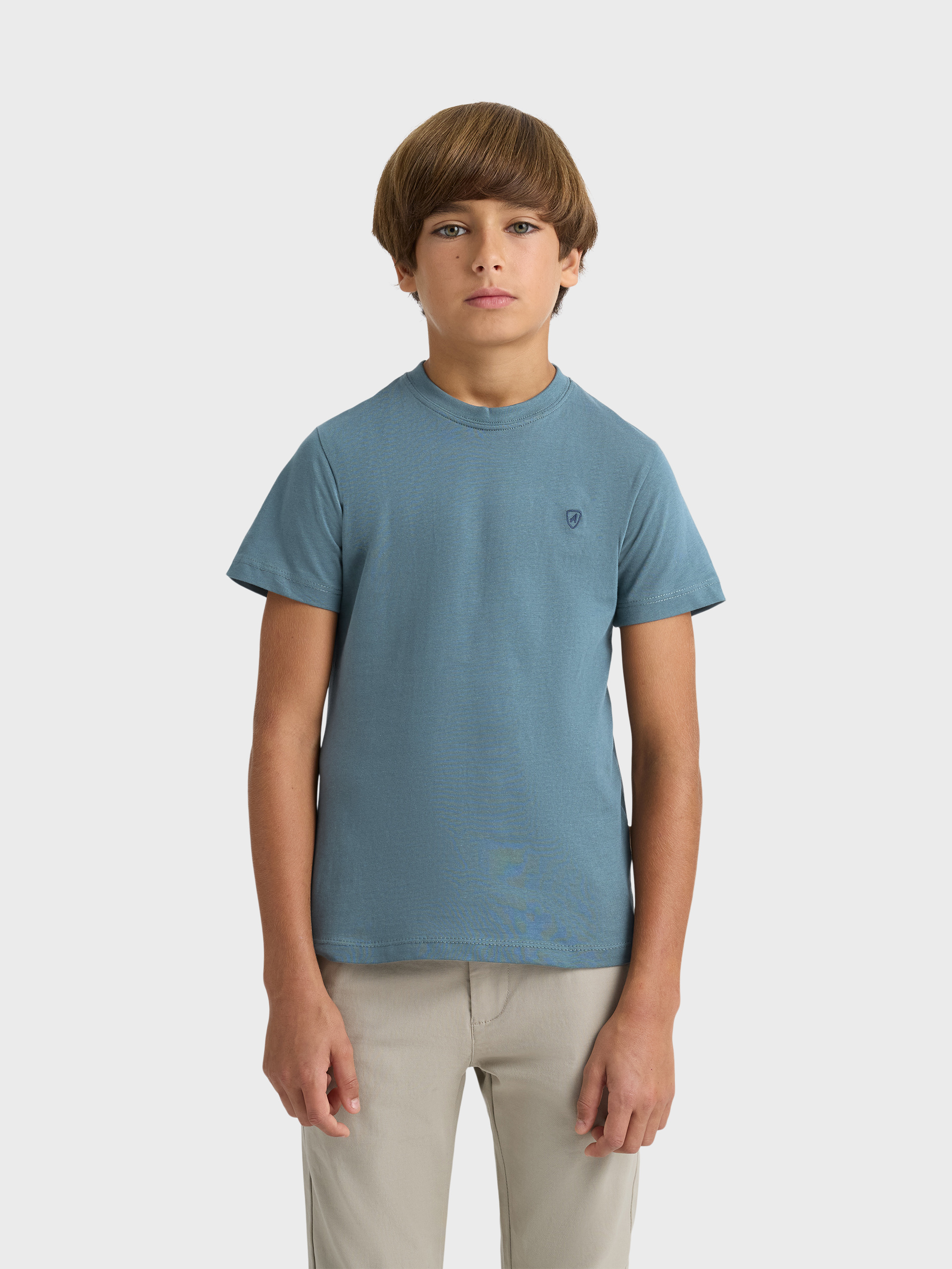 CAMISETA BASICA KIDS AZUL