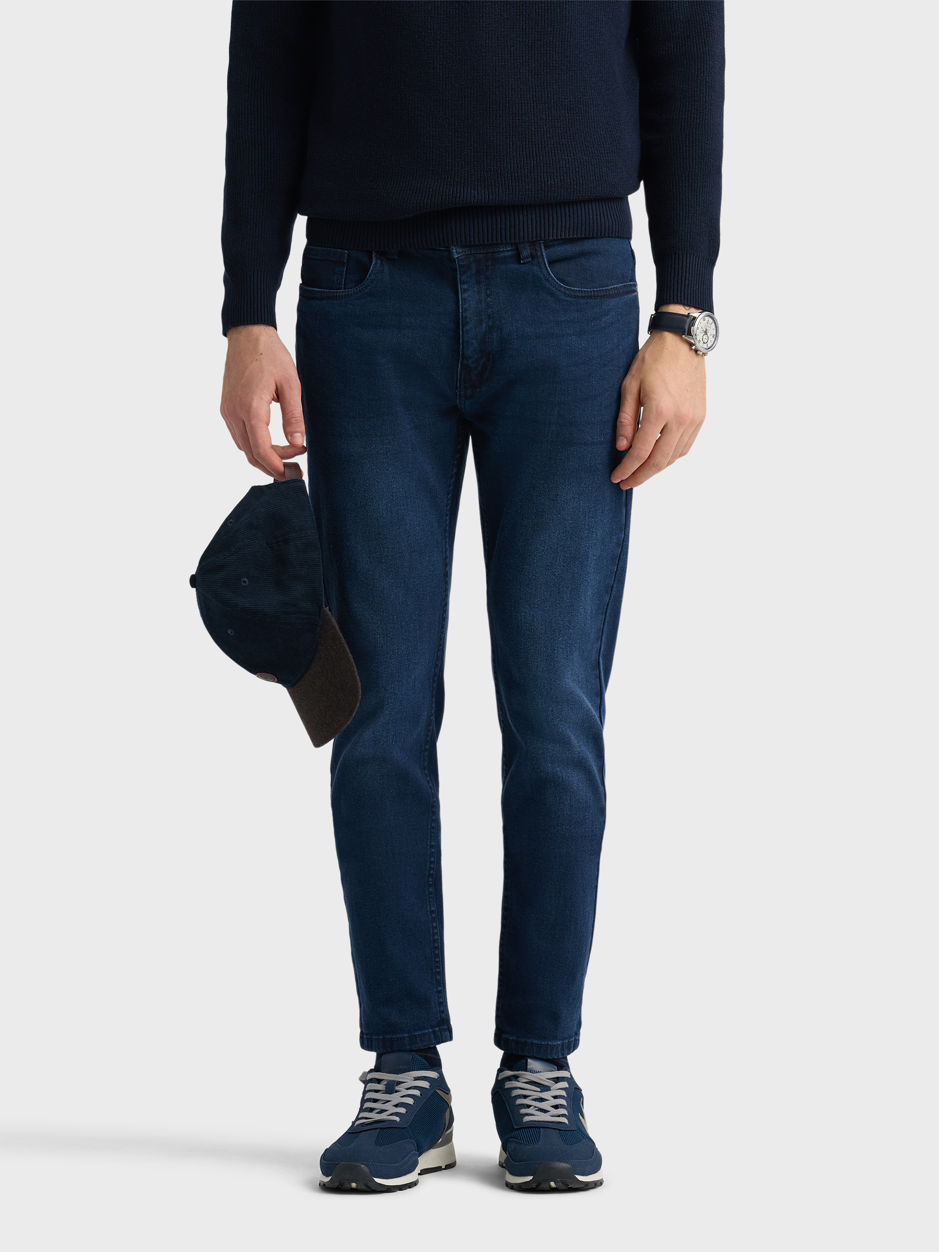 PANTALON DENIM DARK AZUL