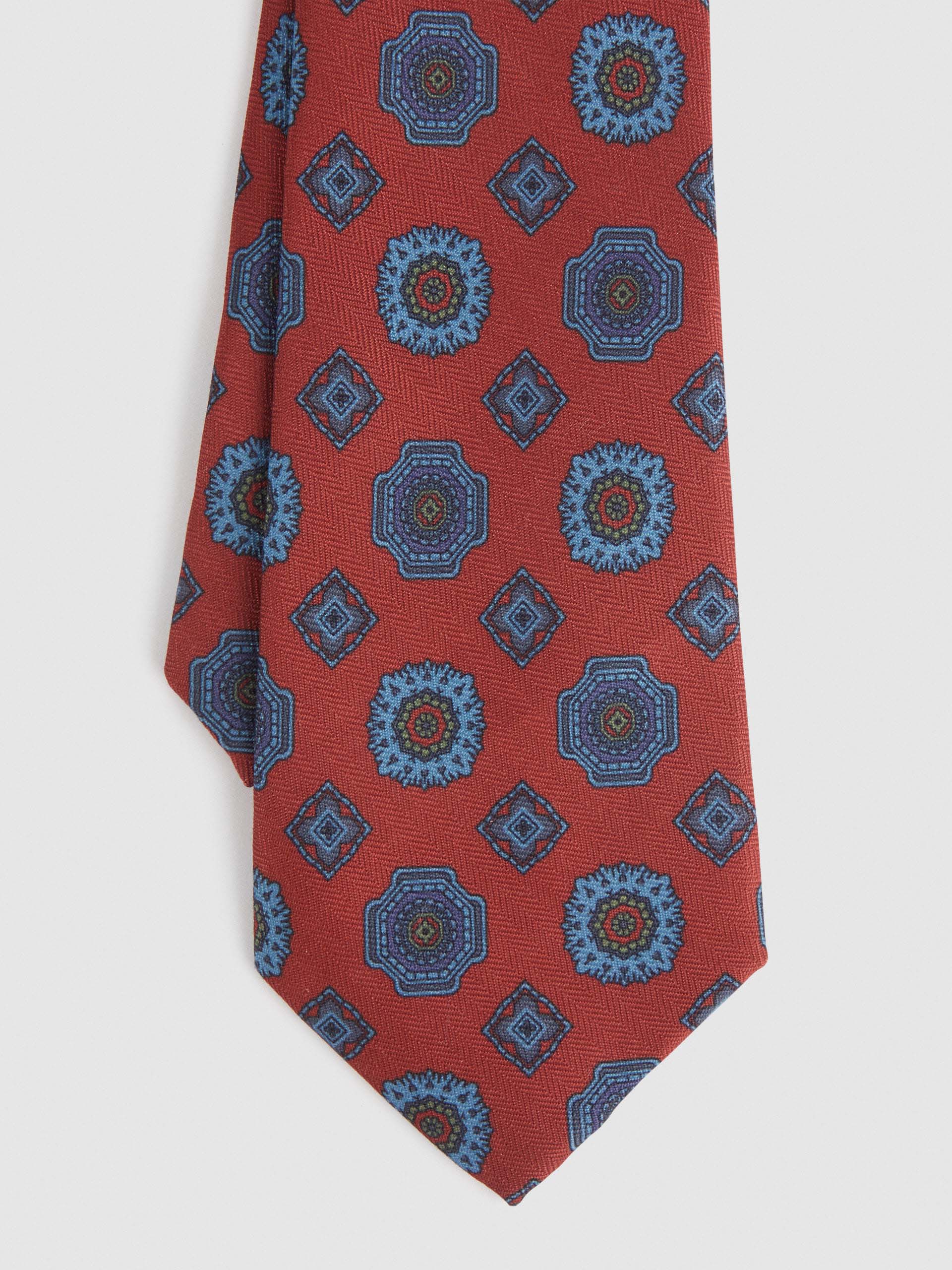CORBATA PRINTED ROJO