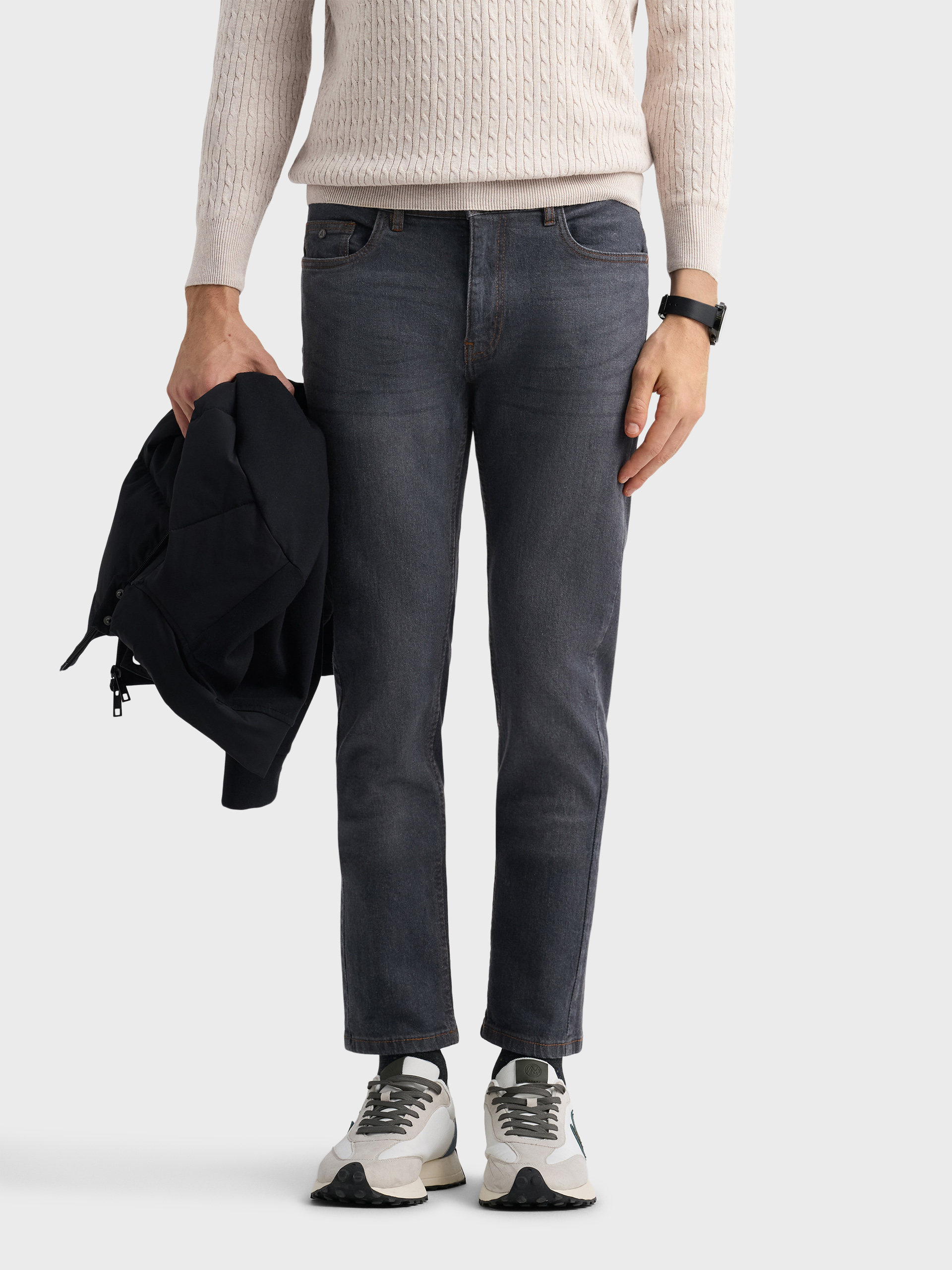 PANTALON DENIM STARK GRIS