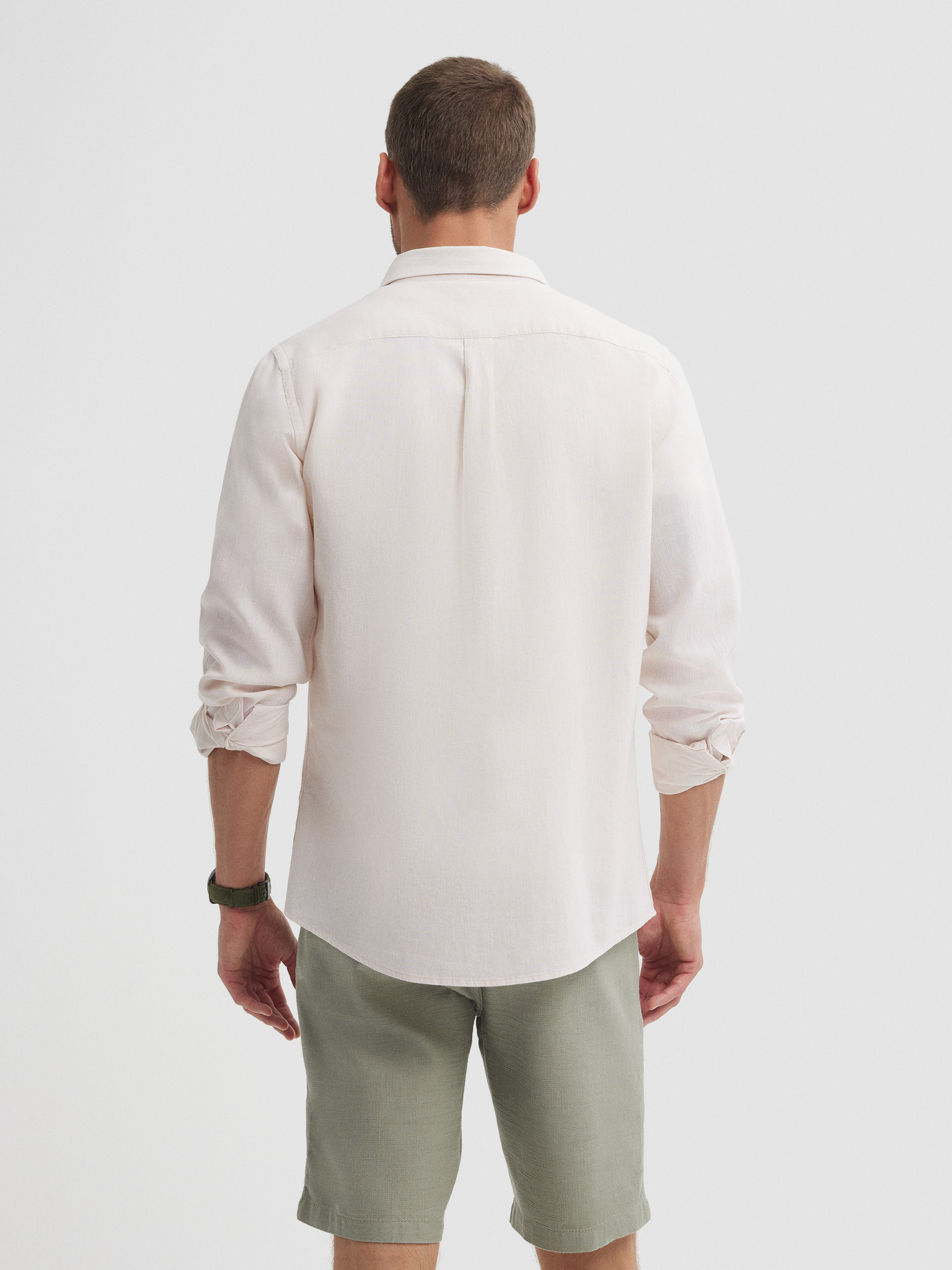 CAMISA LINO C. BOTON