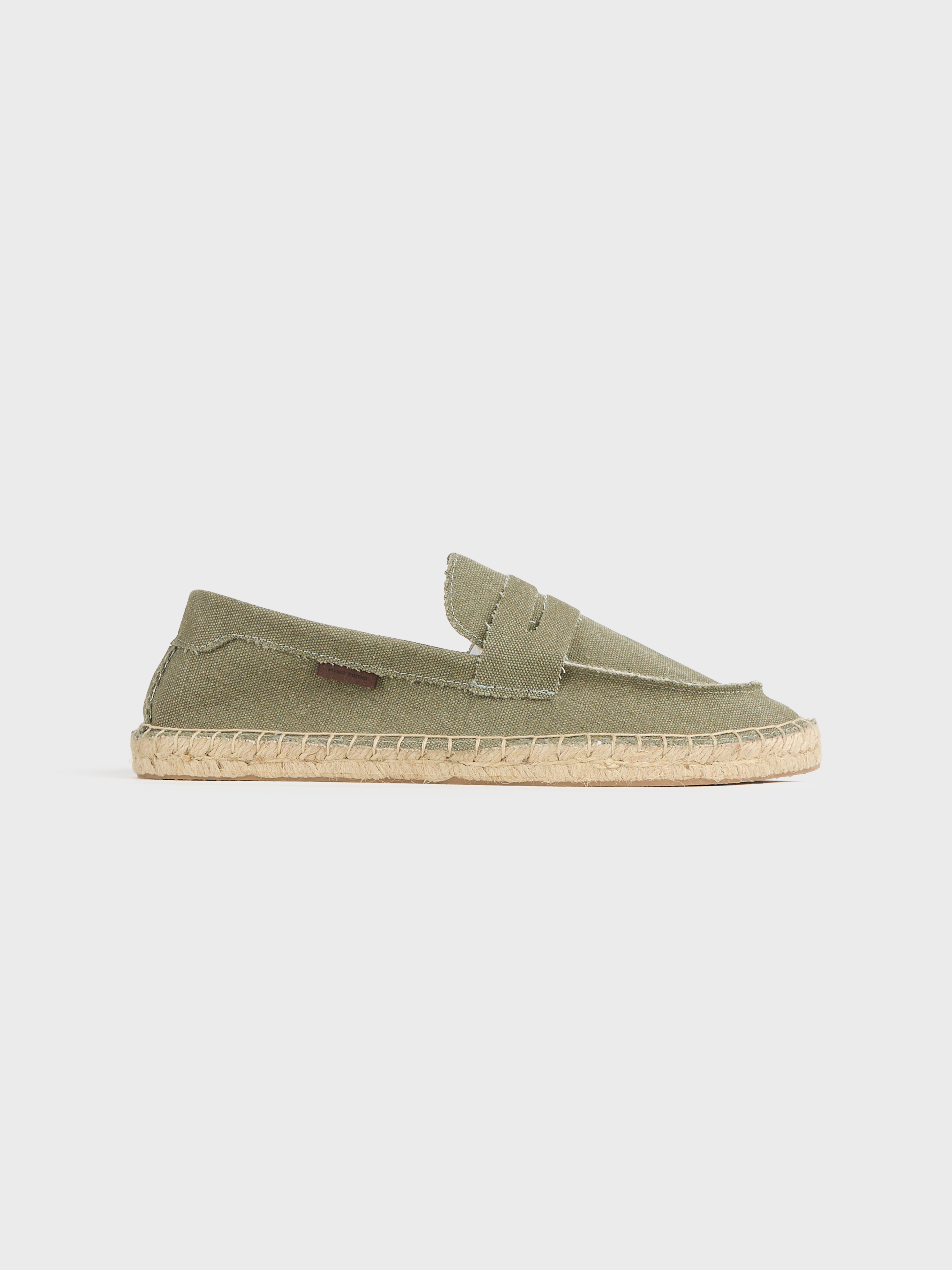 ESPADRILLES MOCASIN CANVAS VERDE