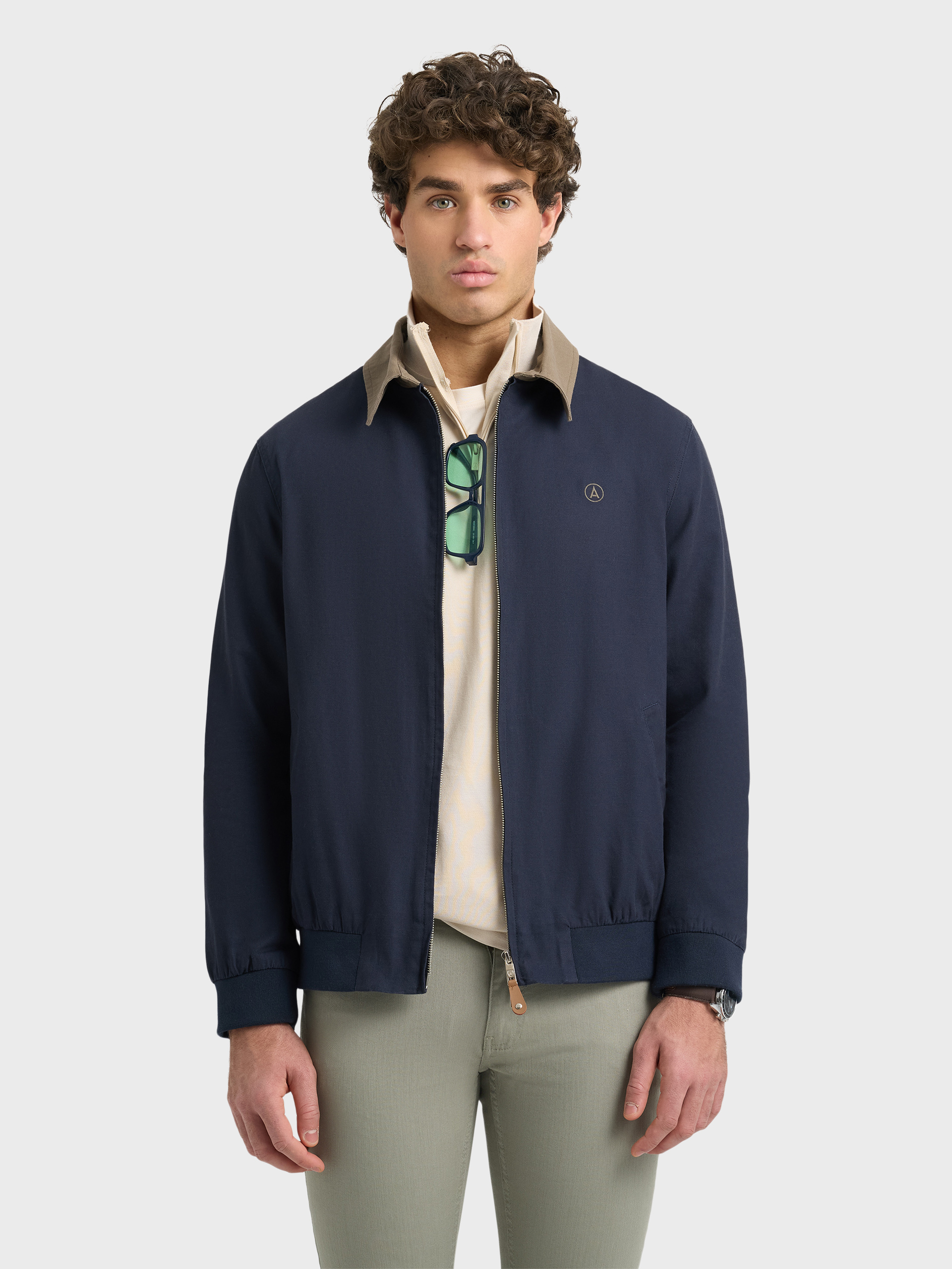 CAZADORA COLLINS AZUL MARINO