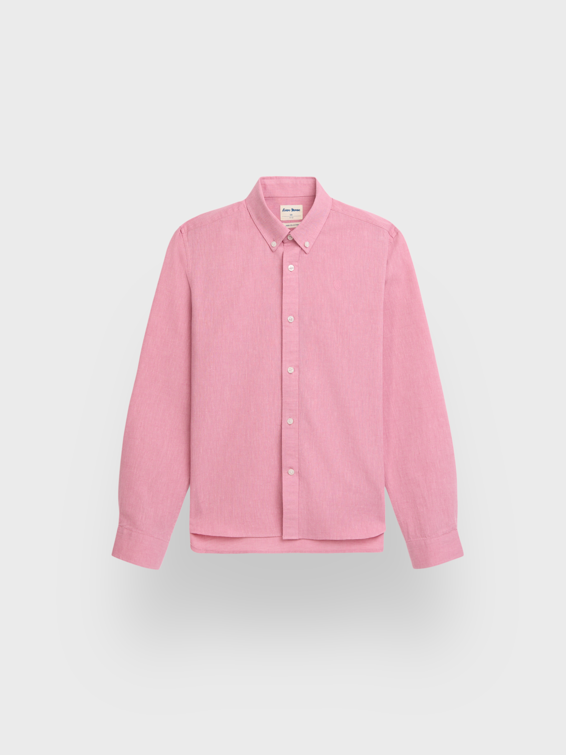 CAMISA LINO C.BOTON KIDS CORAL