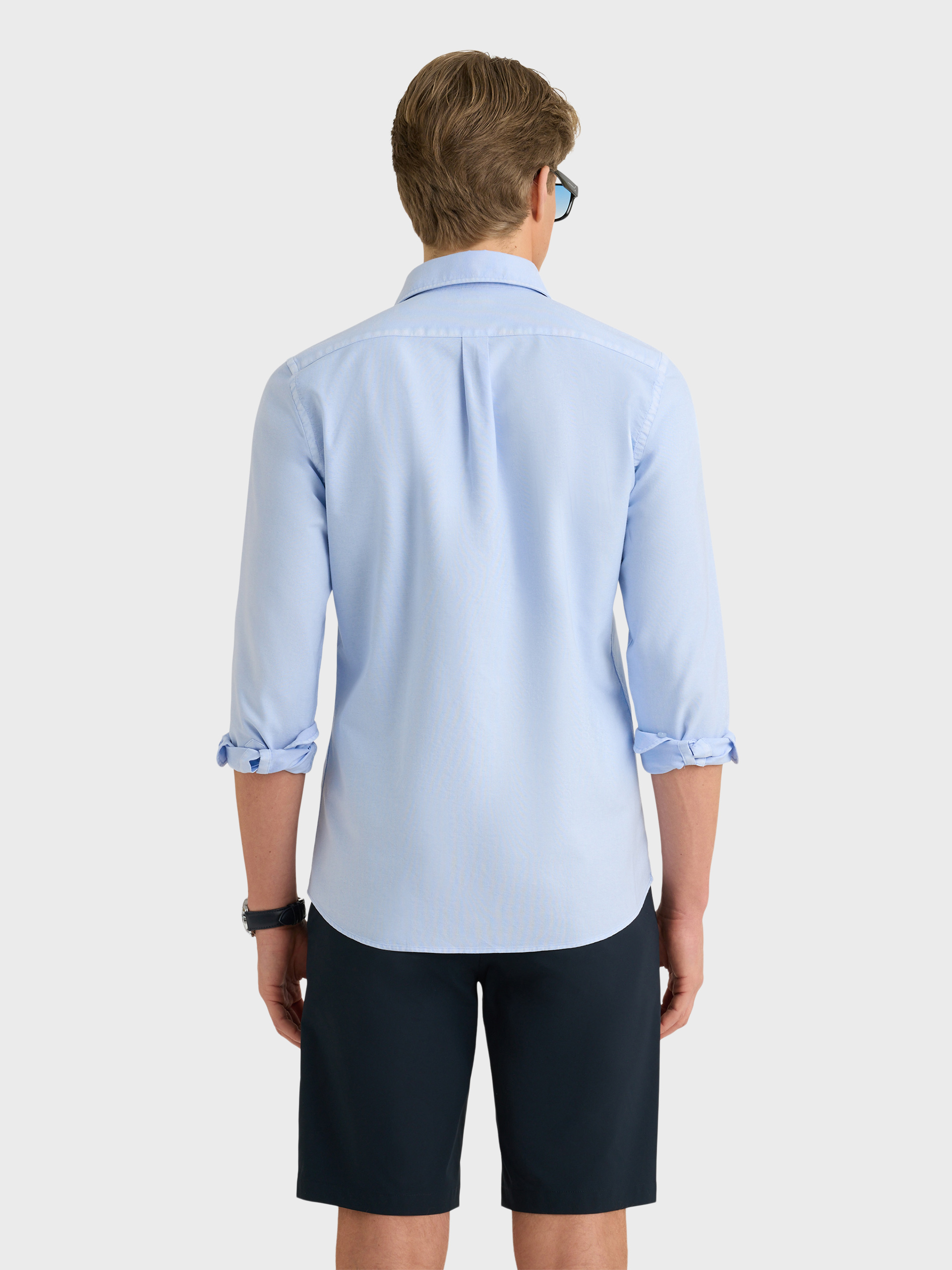 CAMISA OXFORD DYE TIE COLLAR