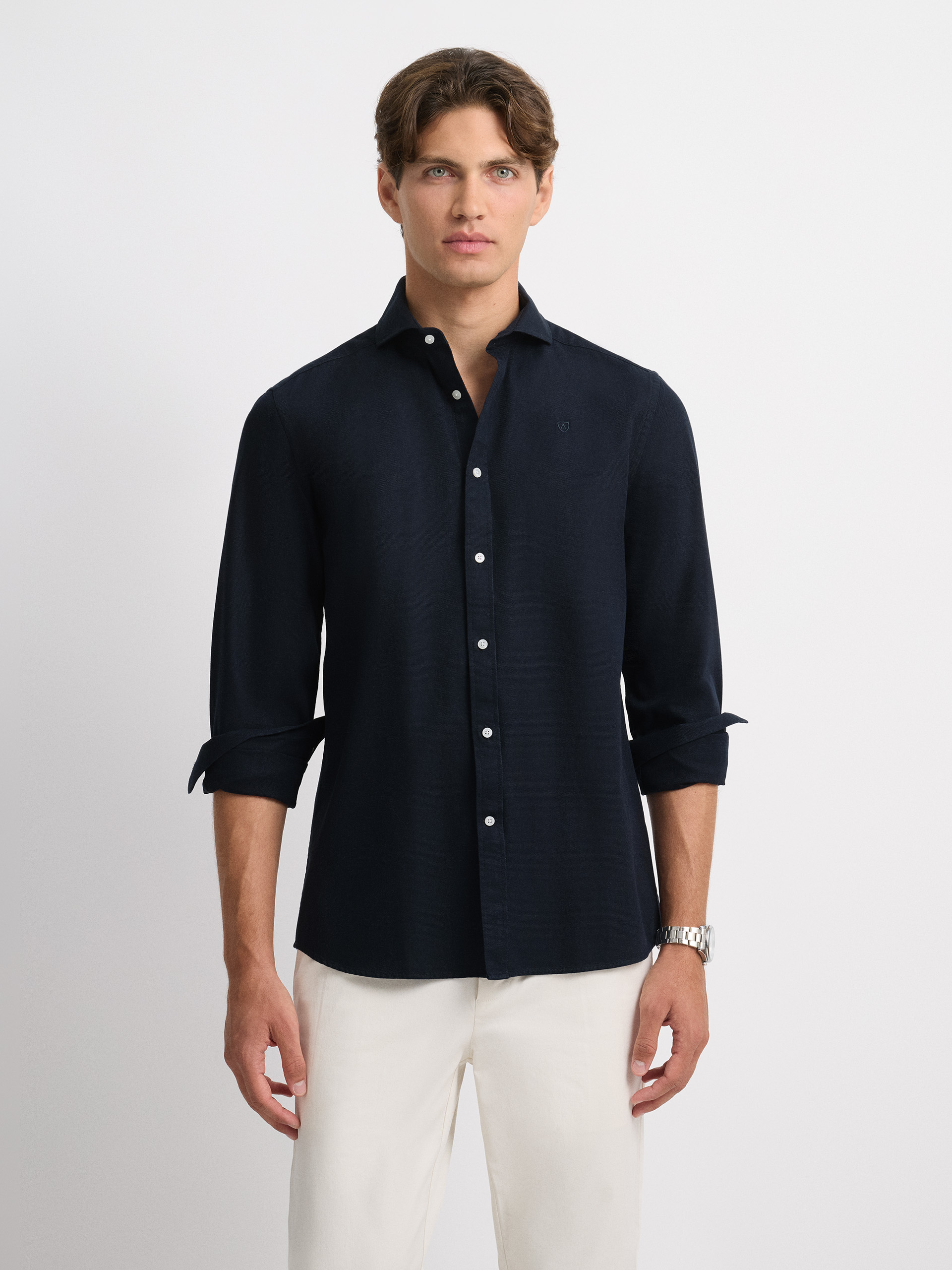CAMISA PANAMA AZUL MARINO