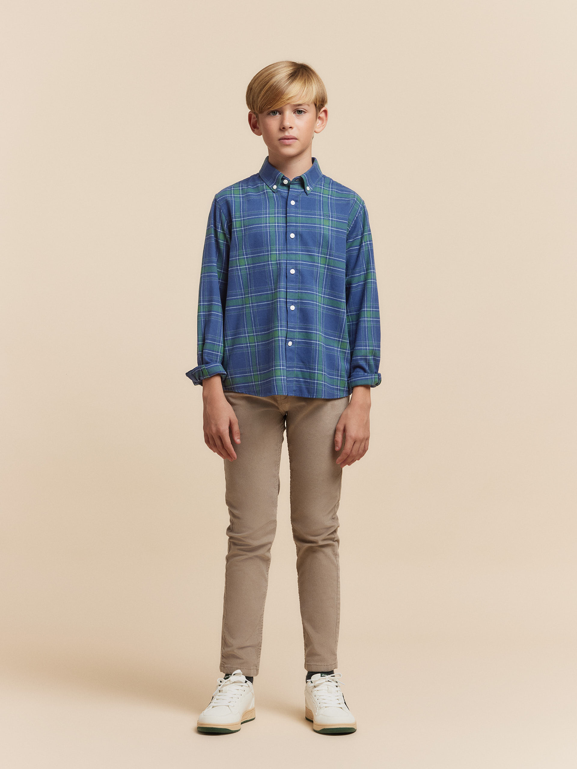 CAMISA FLANNEL TARTAN KIDS