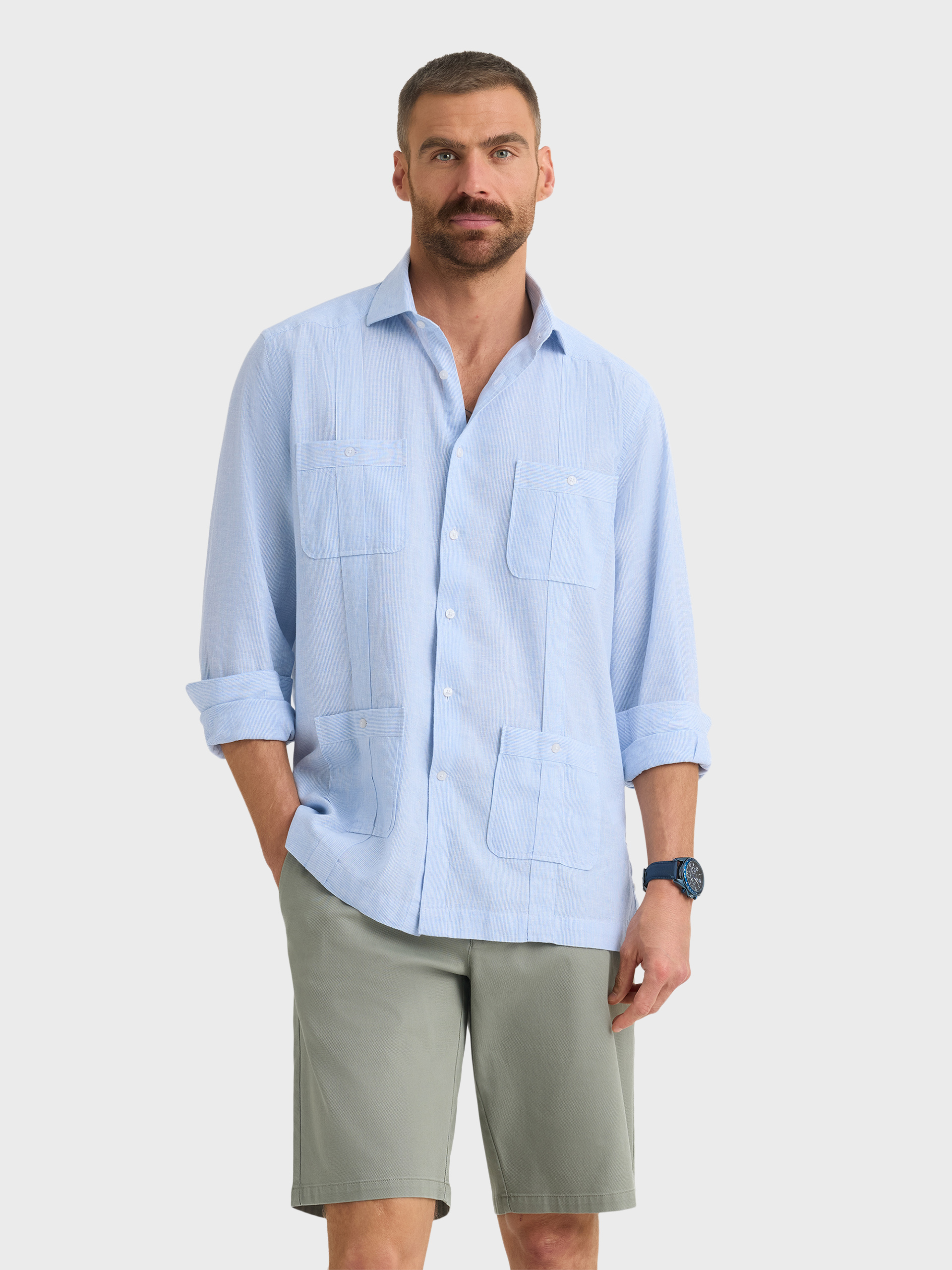 CUBANA LINO MIL RAYAS CELESTE