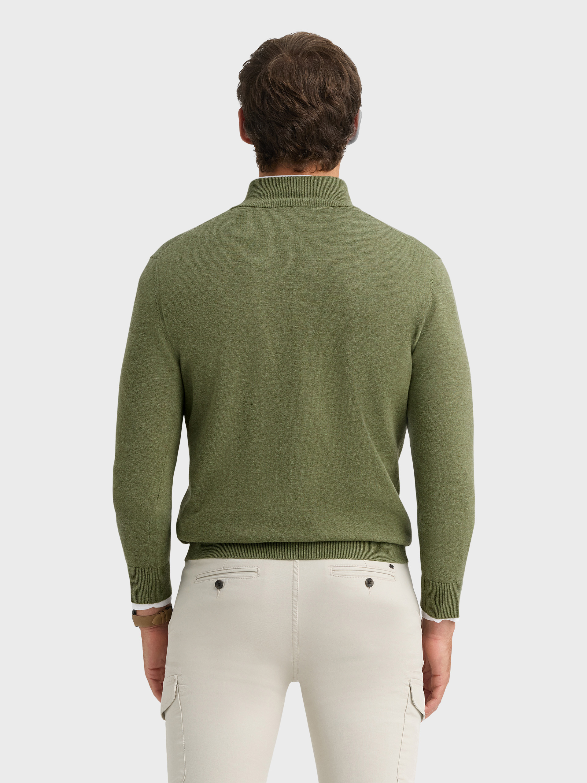 JERSEY BUTTON COLLAR