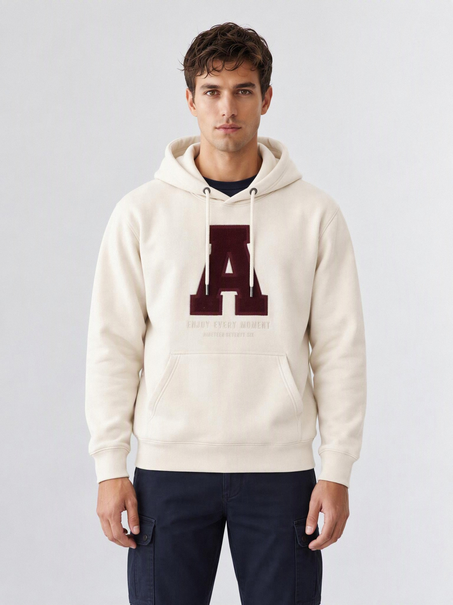 SUDADERA MOMENT BEIGE