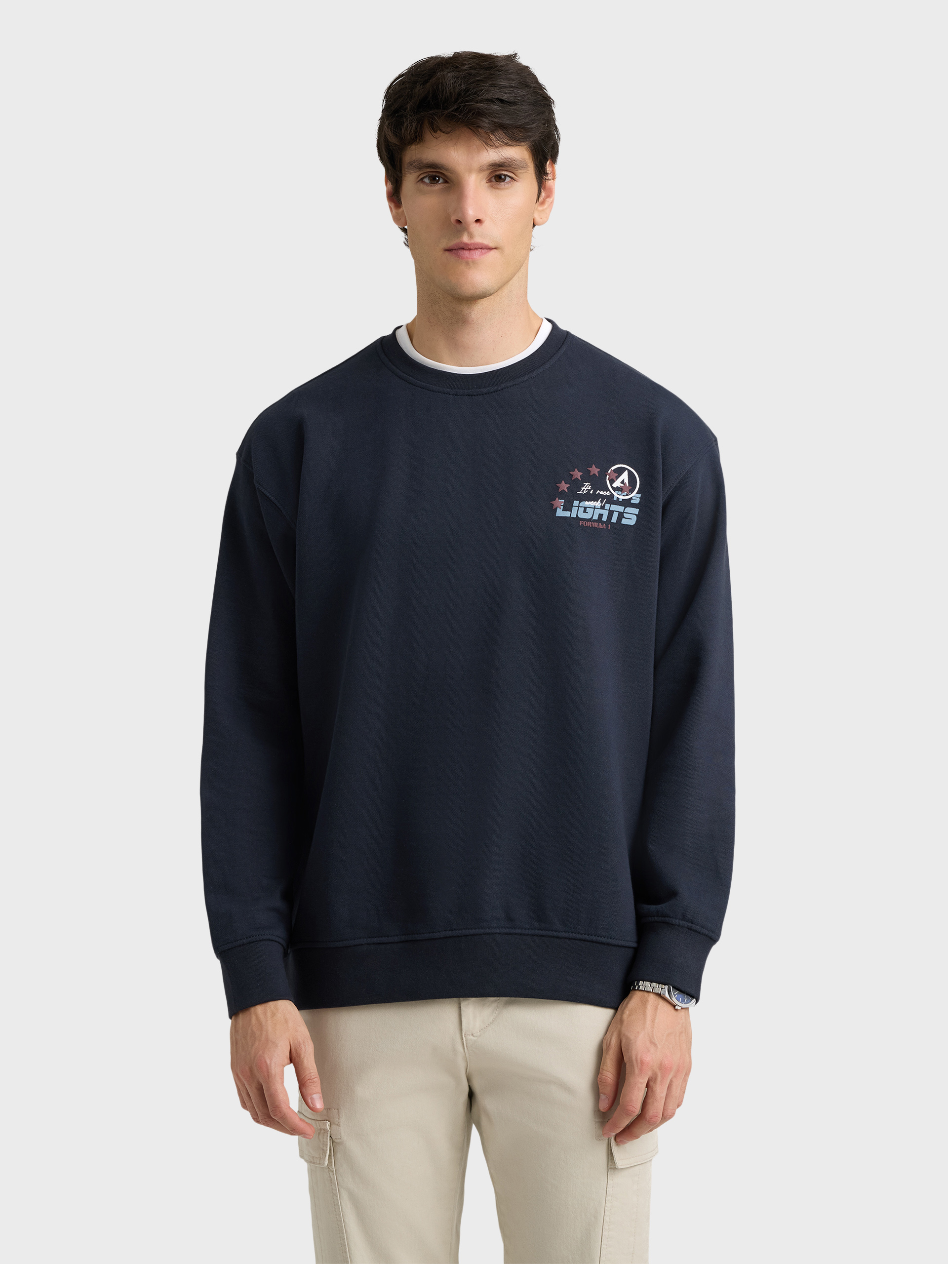 SUDADERA RACE AZUL MARINO