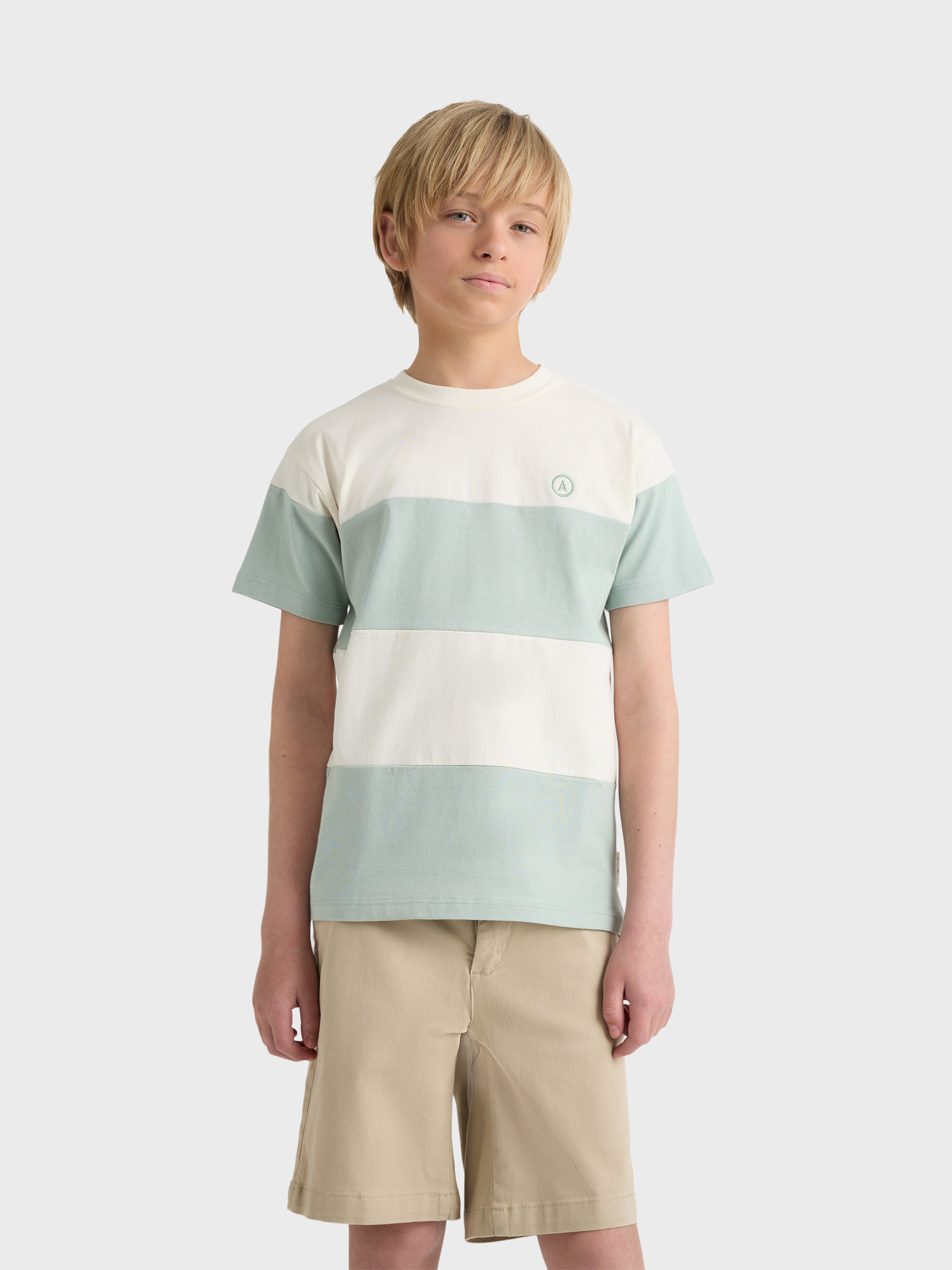 CAMISETA STRIPES KIDS VERDE
