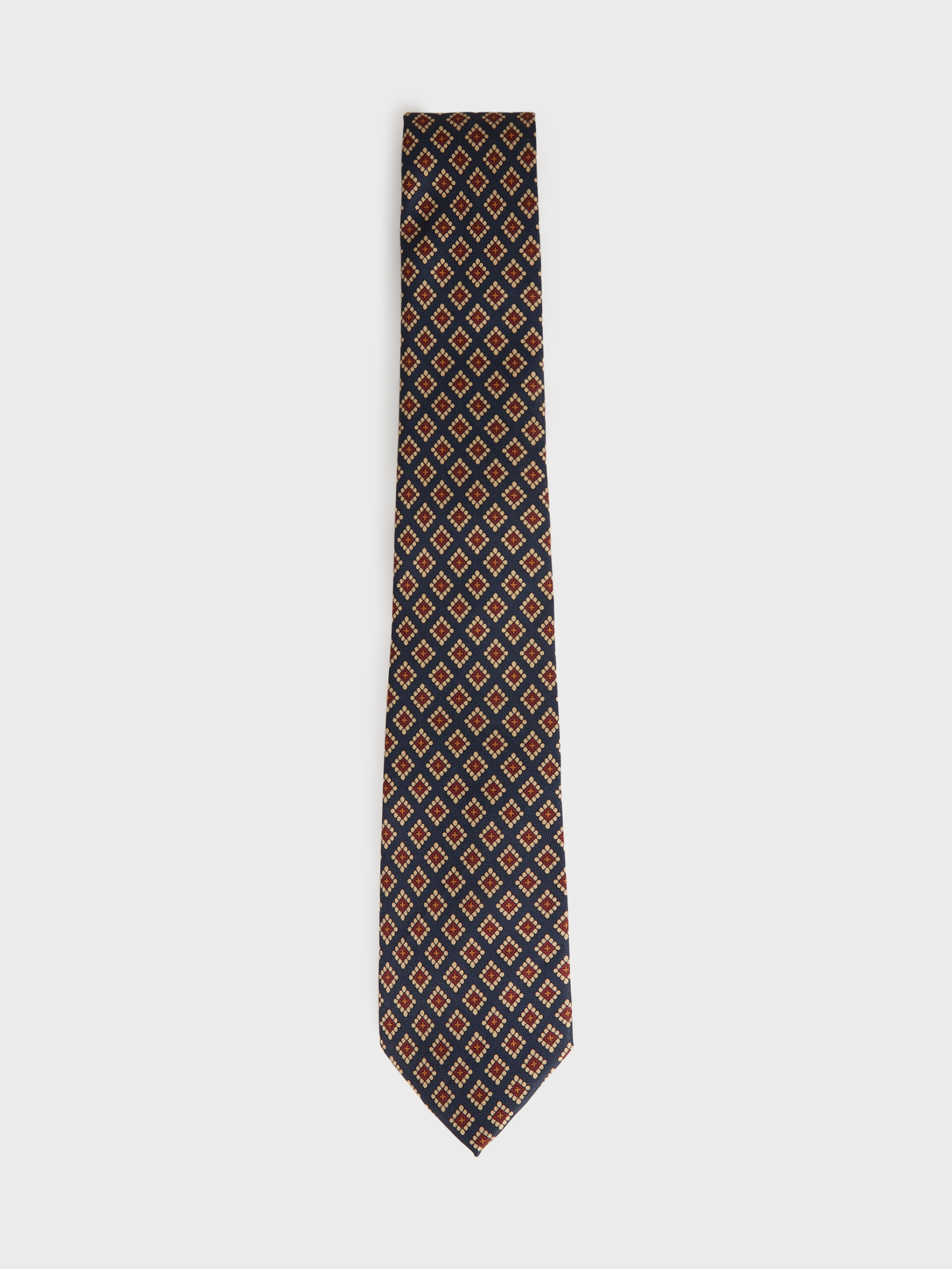 CORBATA PRINTED AZUL MARINO