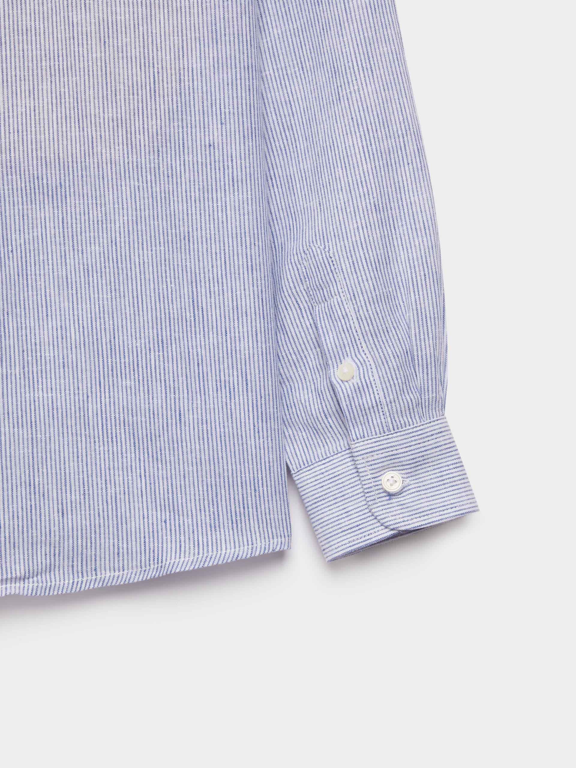 CAMISA LINO RAYAS KIDS