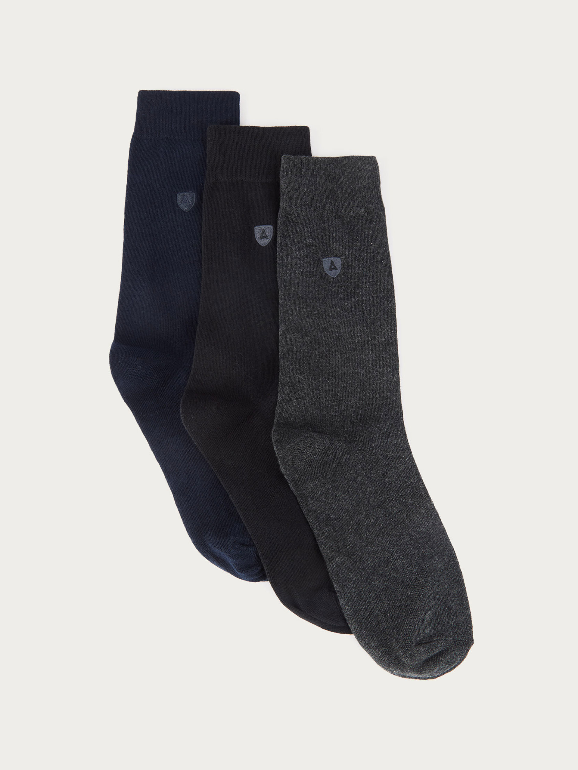 CALCETINES LISOS NEGRO