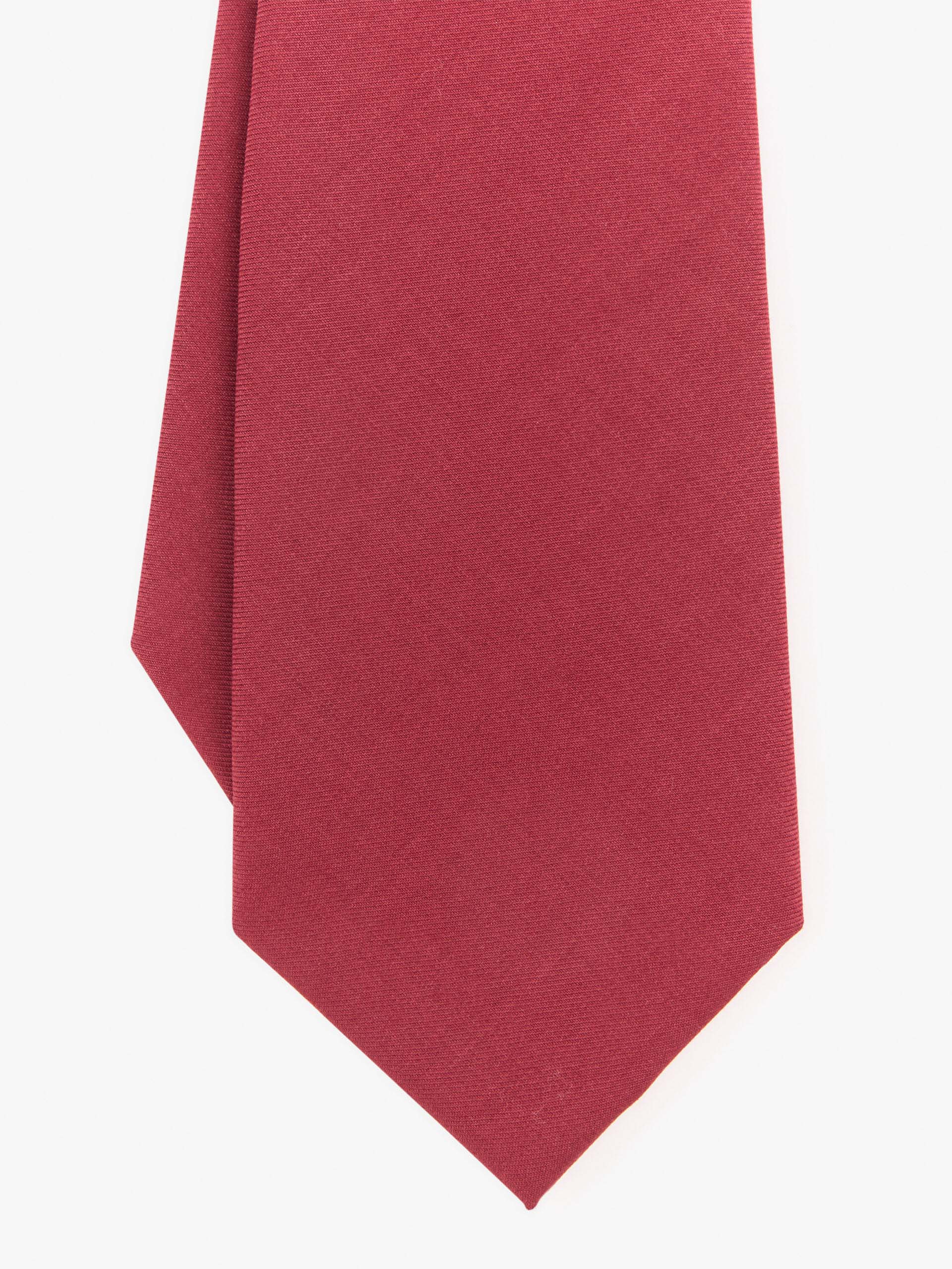 CORBATA LISA MATE ROJO