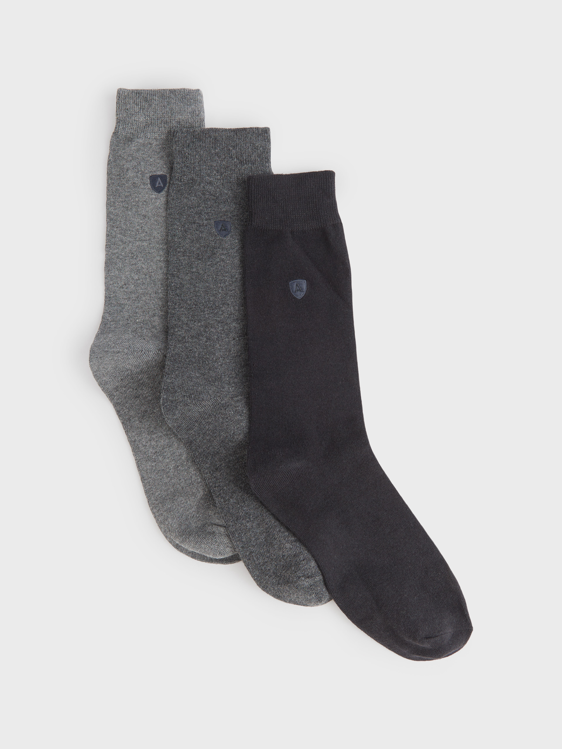 CALCETINES LISOS NEGRO