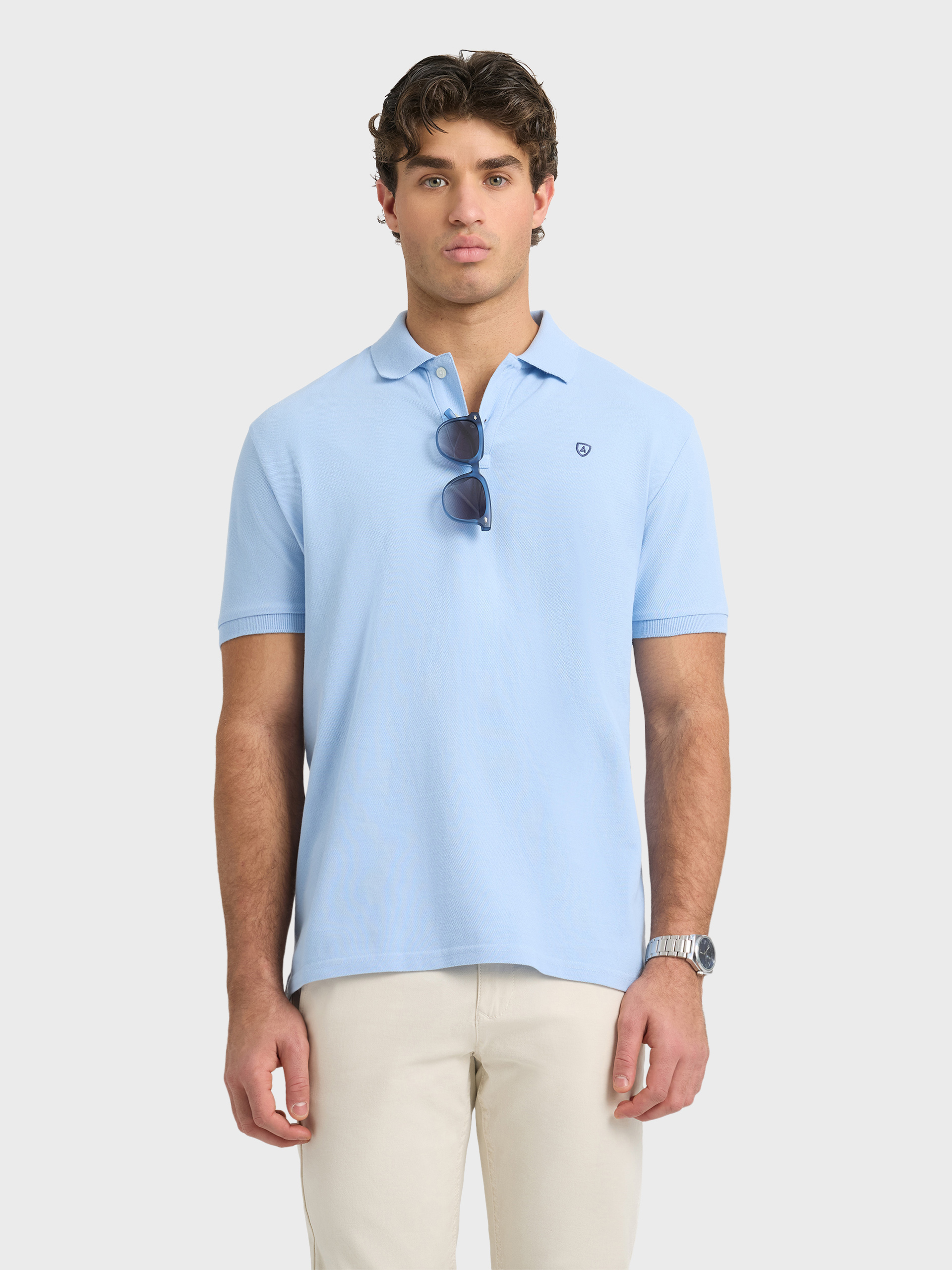 POLO BASIC CELESTE