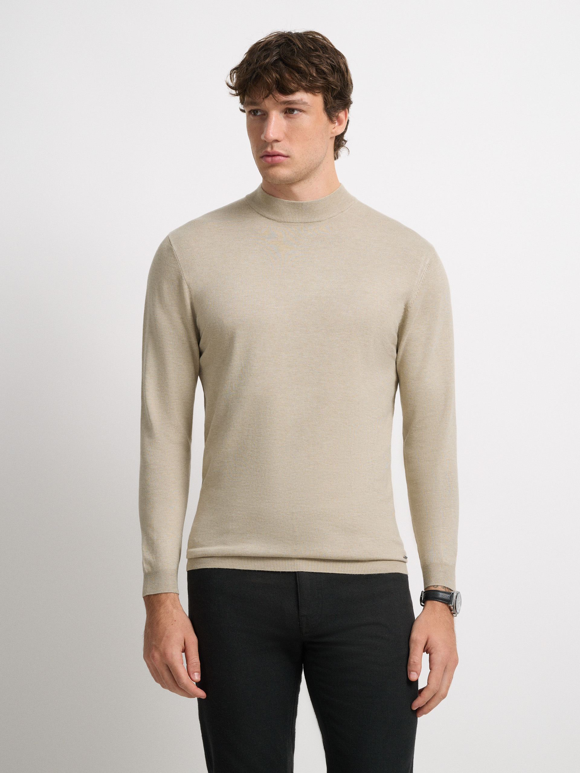 JERSEY PERKINS BEIGE