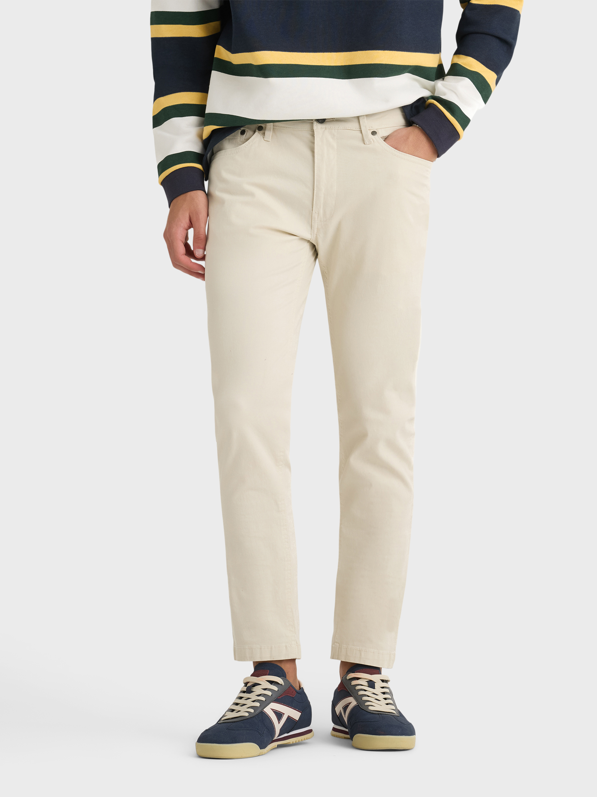 PANTALON 5 BOLSILLOS CRUDO