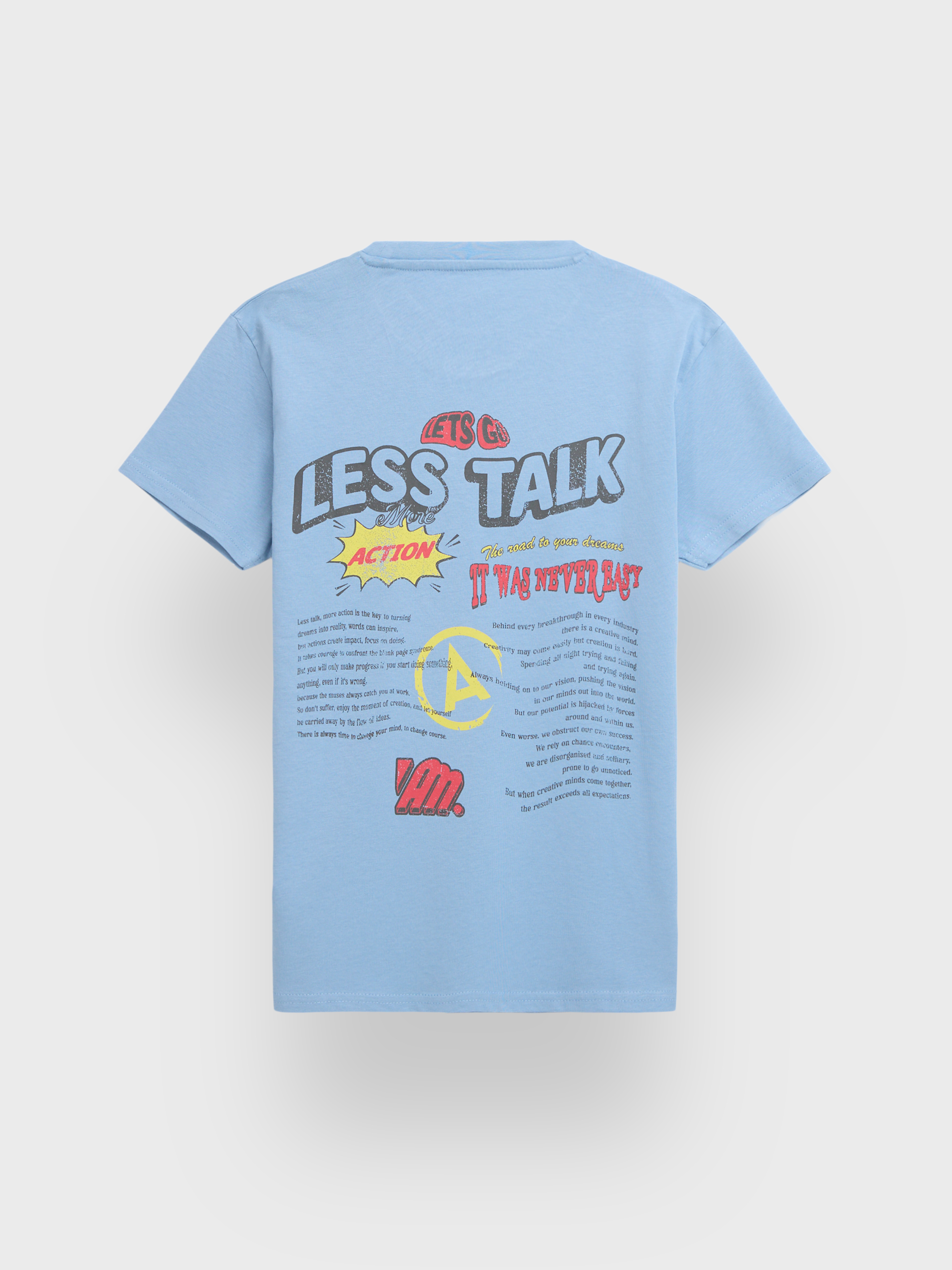 CAMISETA ACTION KIDS AZUL