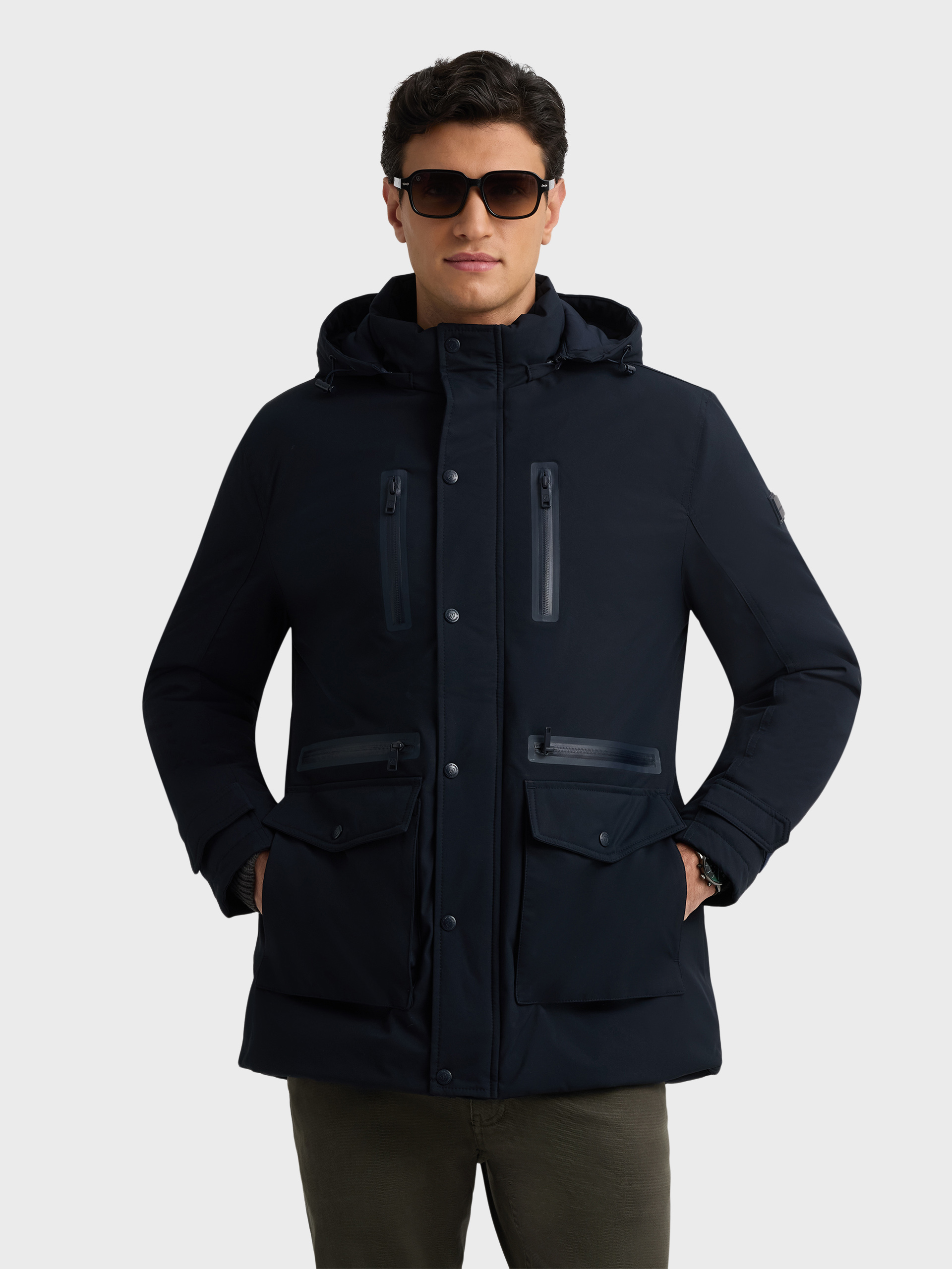 PARKA GEISER AZUL MARINO