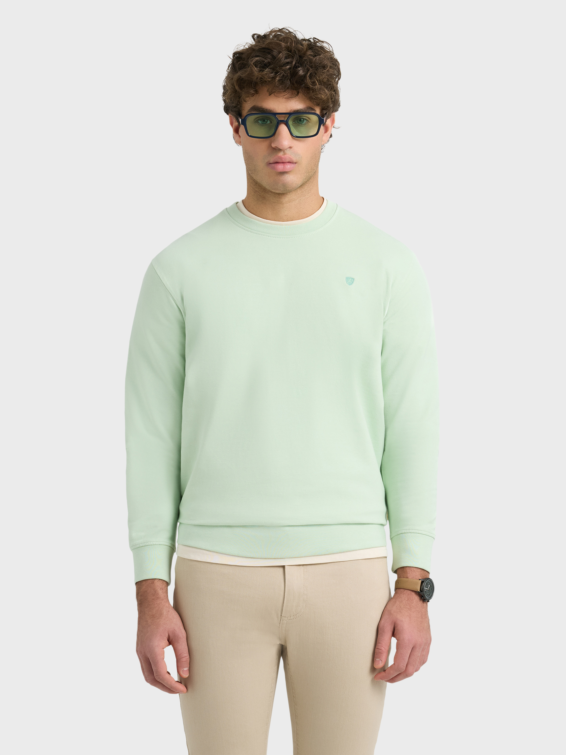 SUDADERA BASIC FANCY VERDE