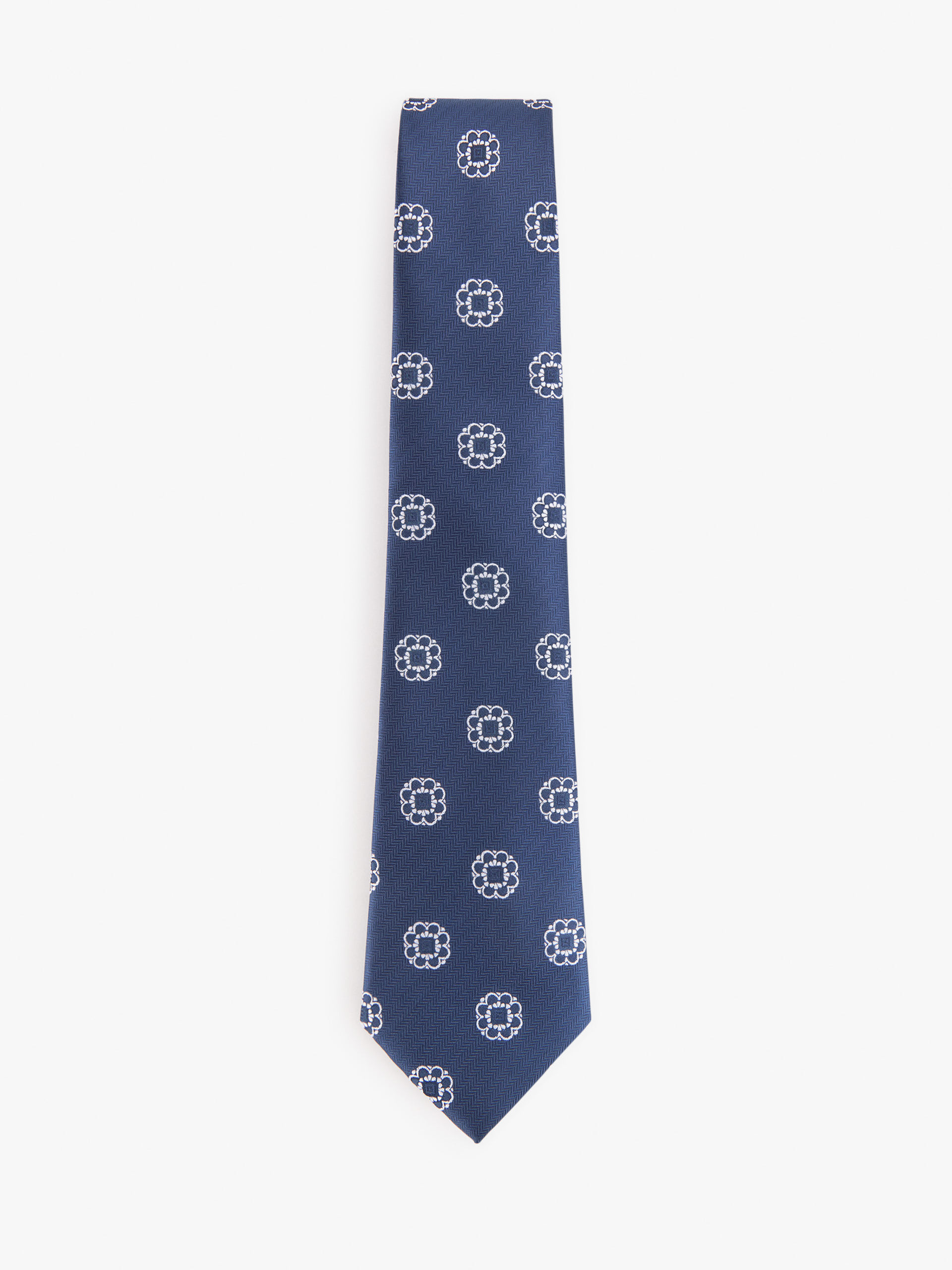 CORBATA JACQUARD MF AZUL MARINO