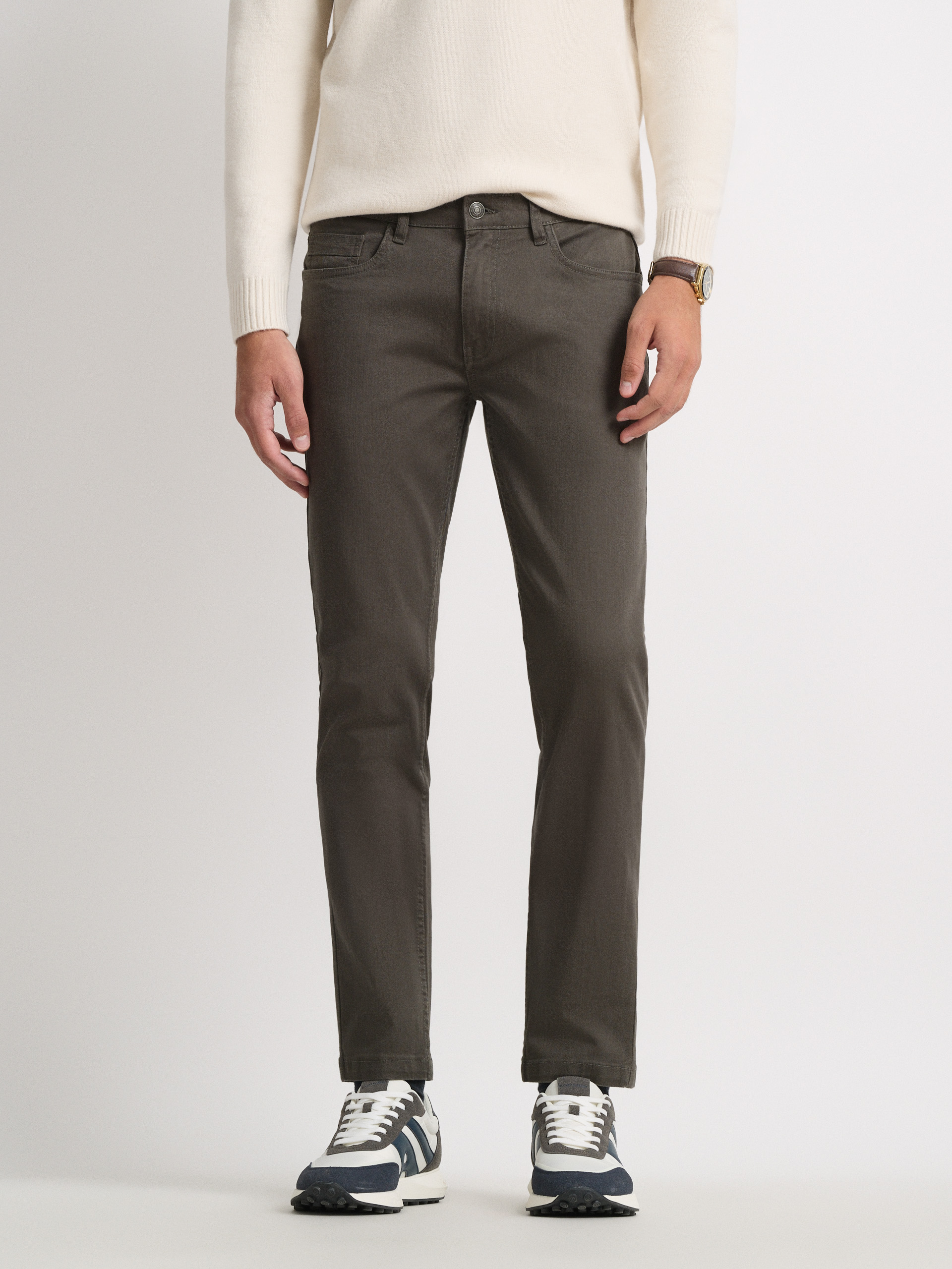 PANTALON 5 POCKETS VERDE