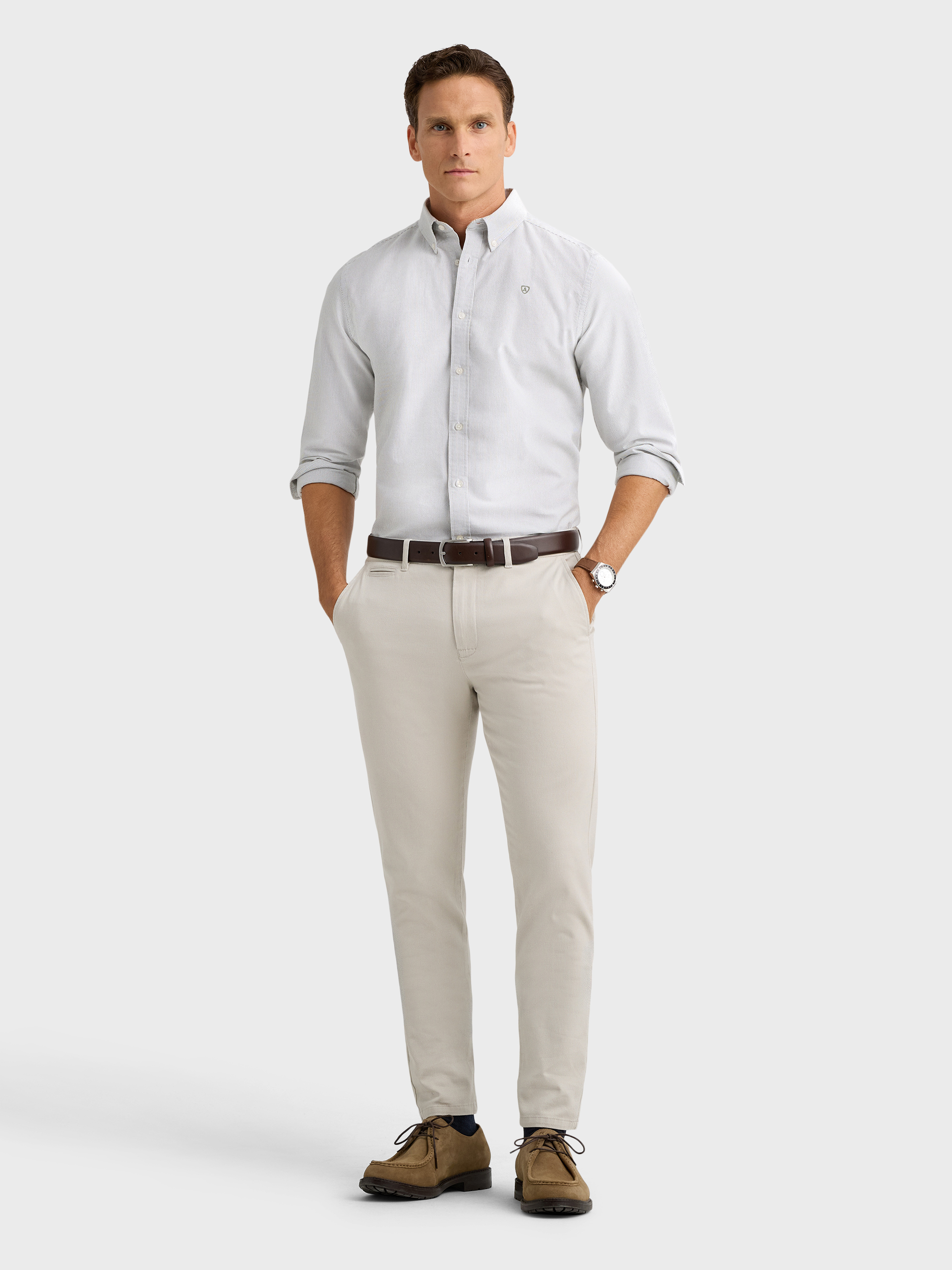 CAMISA OXFORD MIL RAYAS