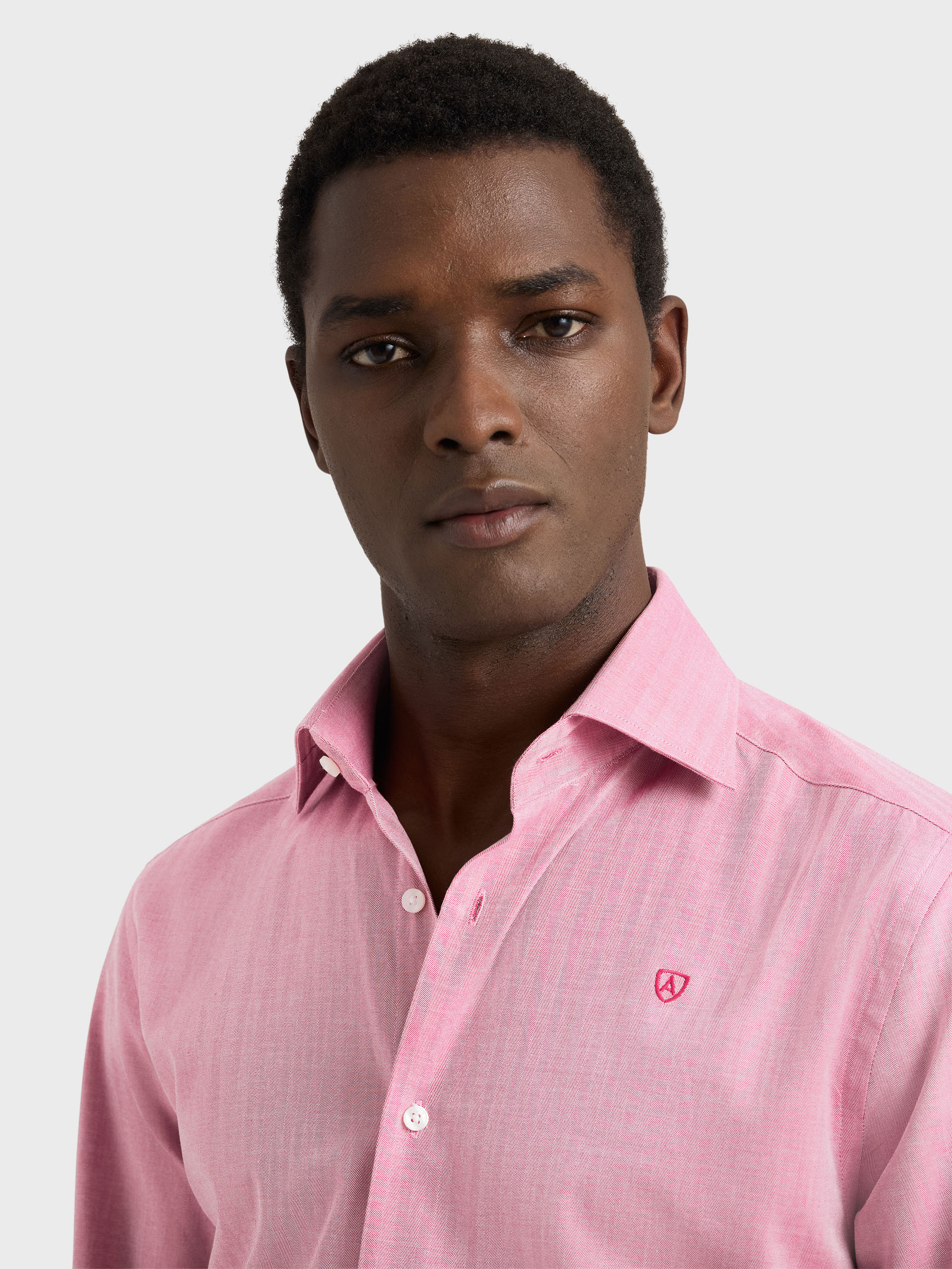 CAMISA ROMA SPIGA BURDEOS