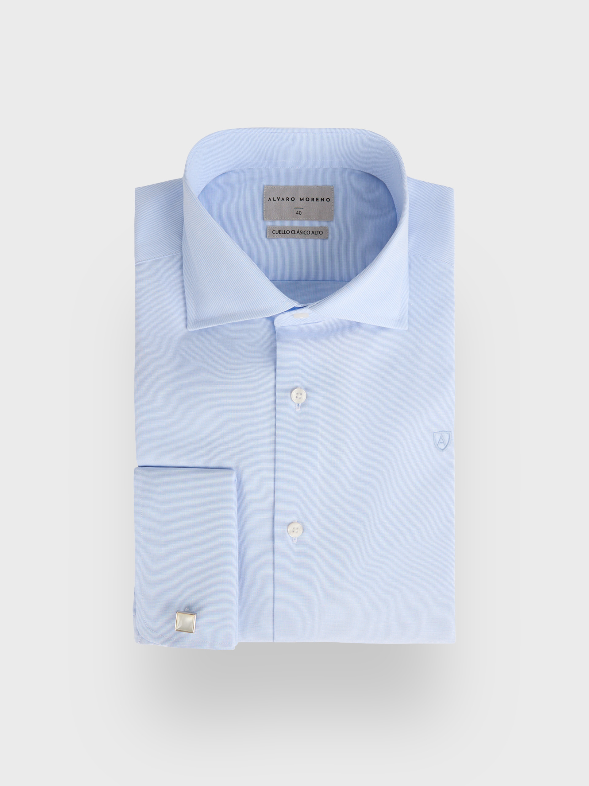 CAMISA ROMA OTTOMAN P.DOBLE CELESTE