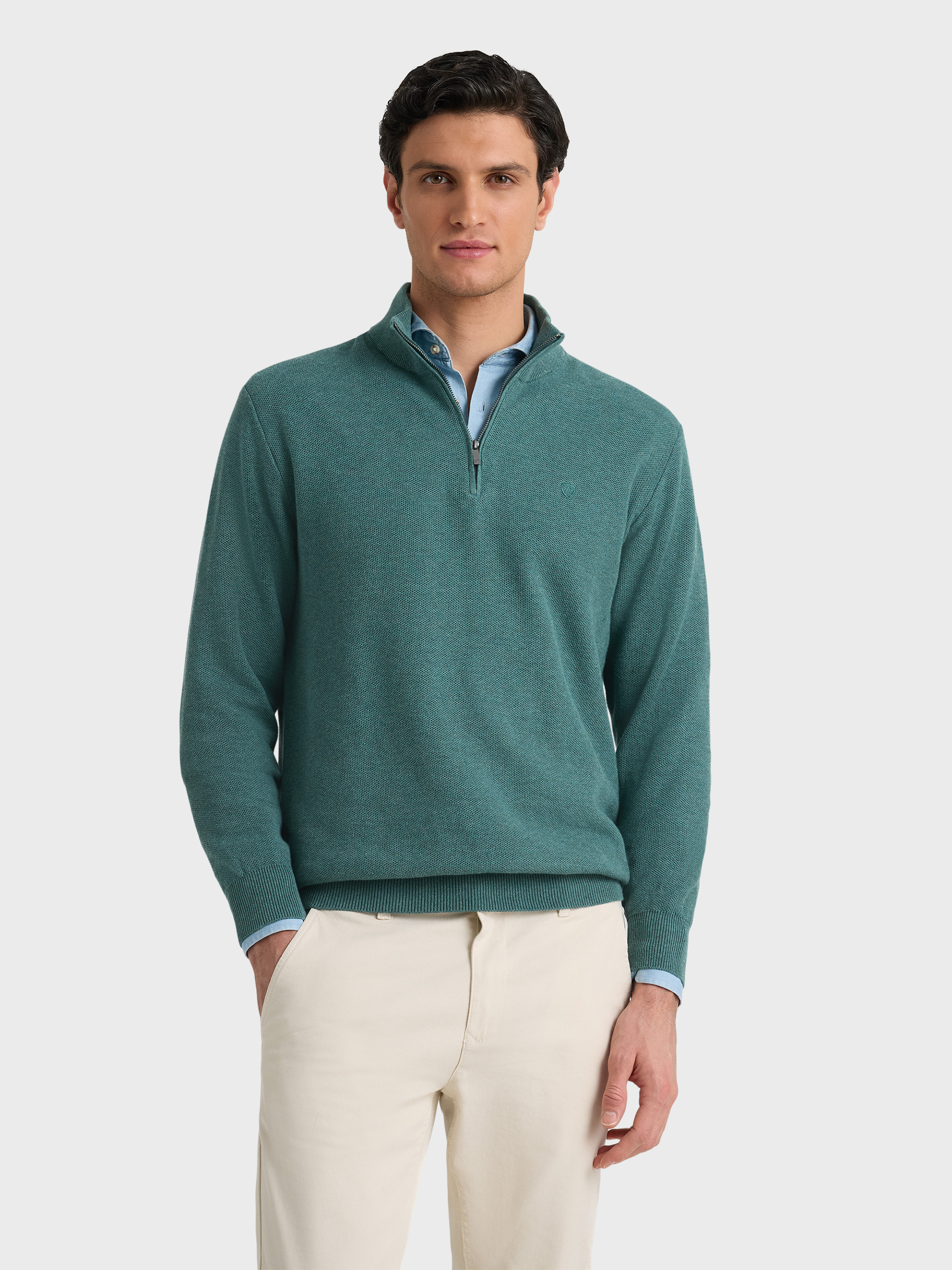 JERSEY CREMALLERA VERDE