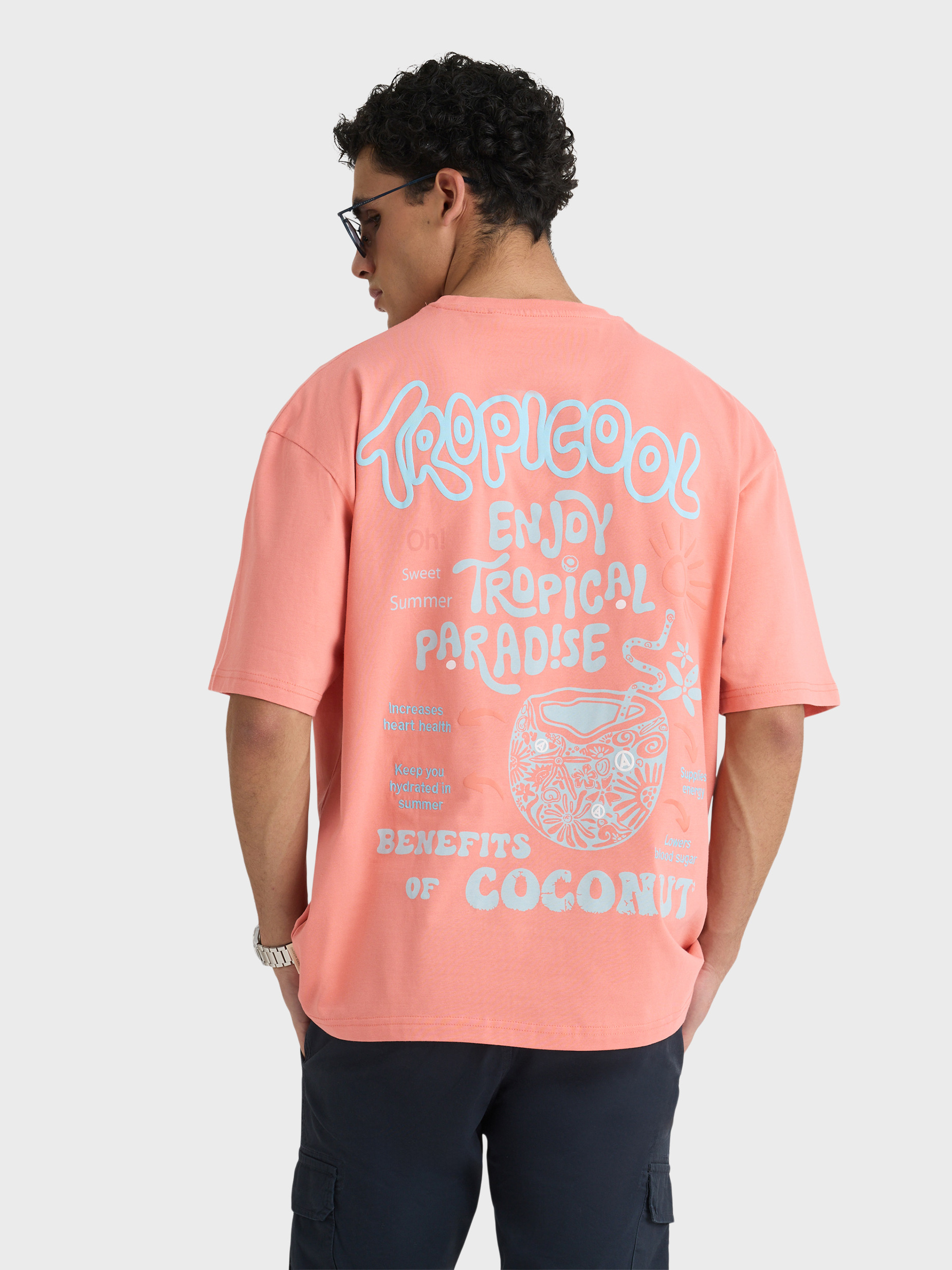 CAMISETA COCONUT CORAL