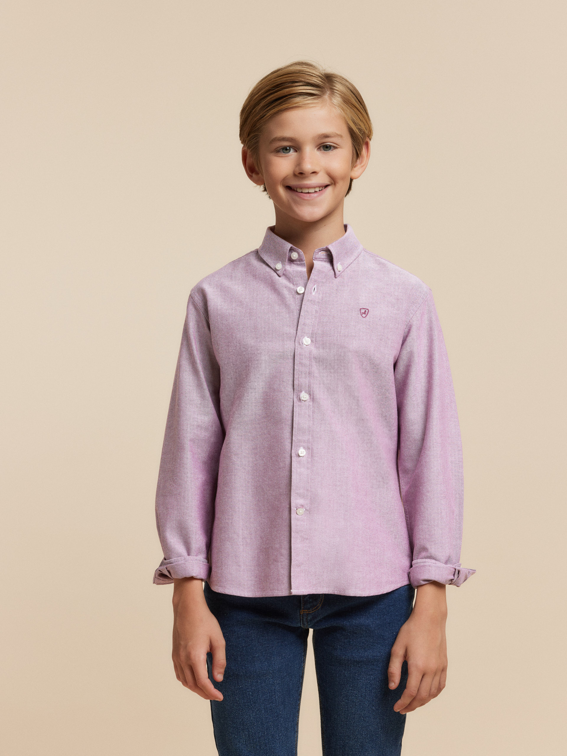 CAMISA OXFORD SOLID KIDS