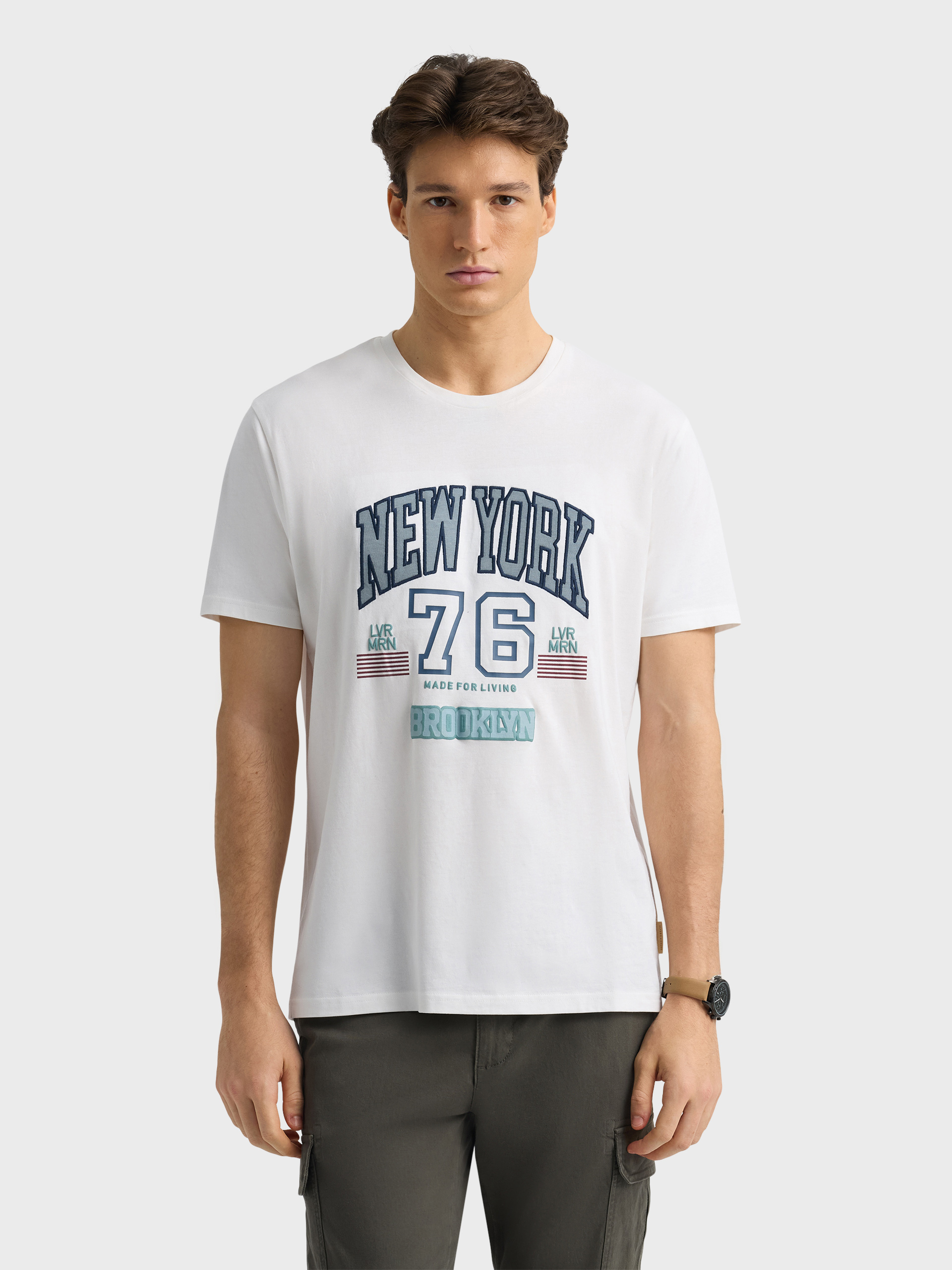 CAMISETA LIVIING BLANCO