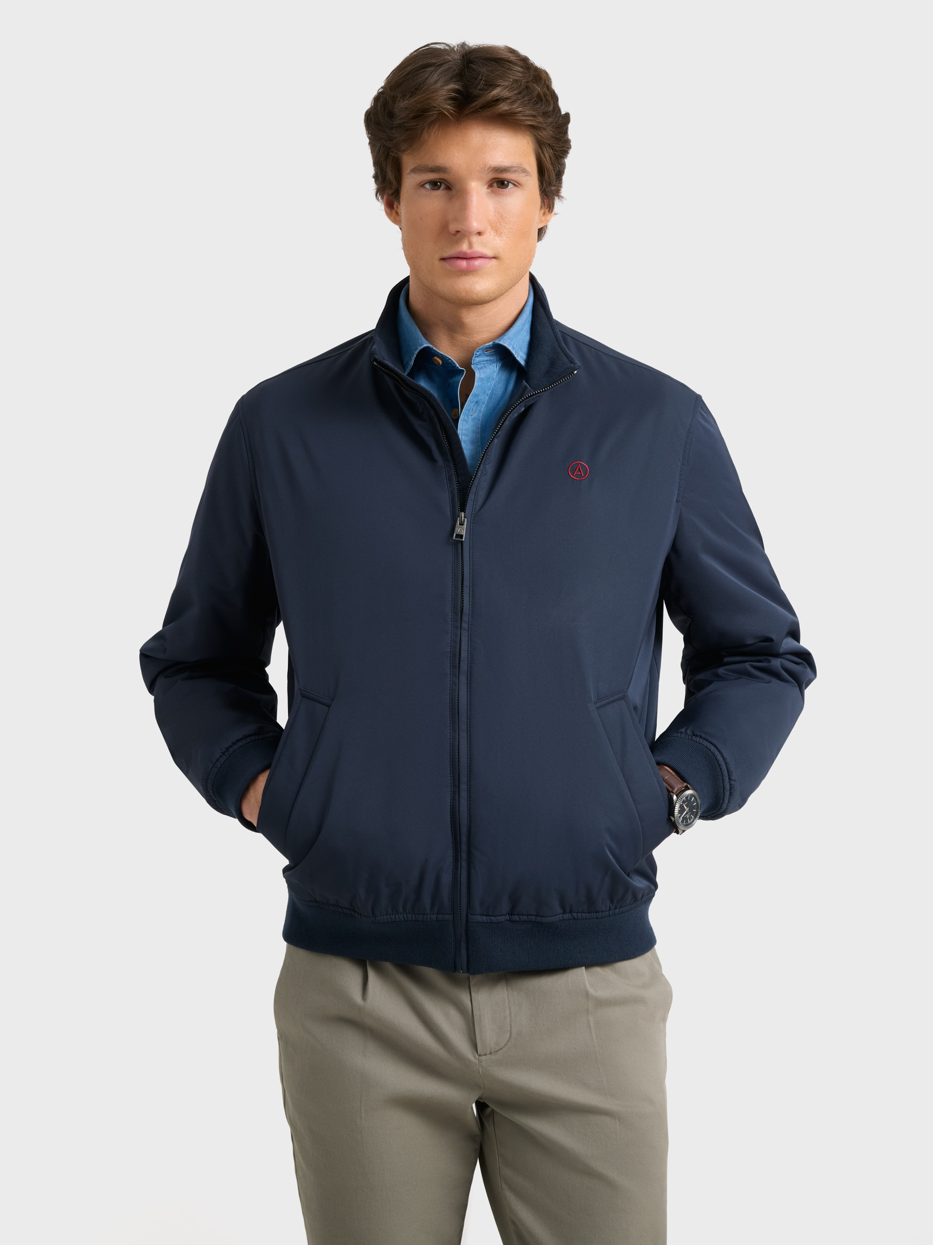 CAZADORA ROLPH AZUL MARINO